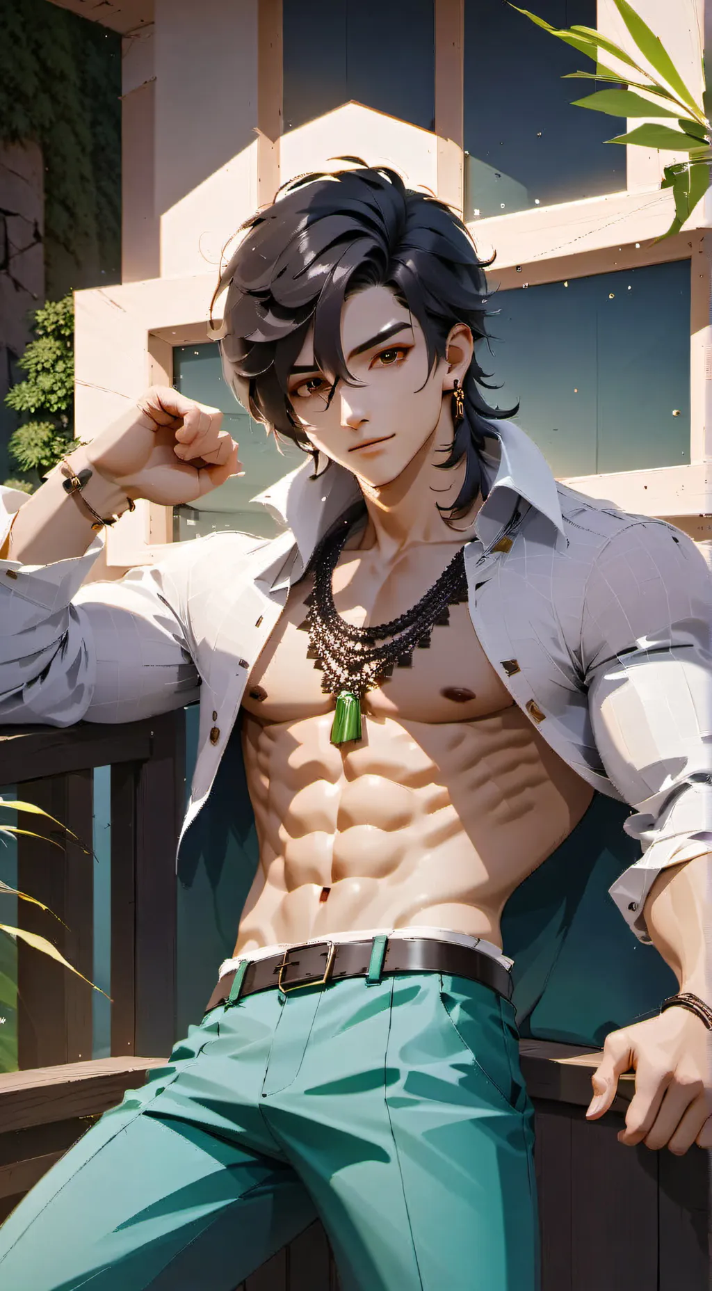 ai character: Felix  background