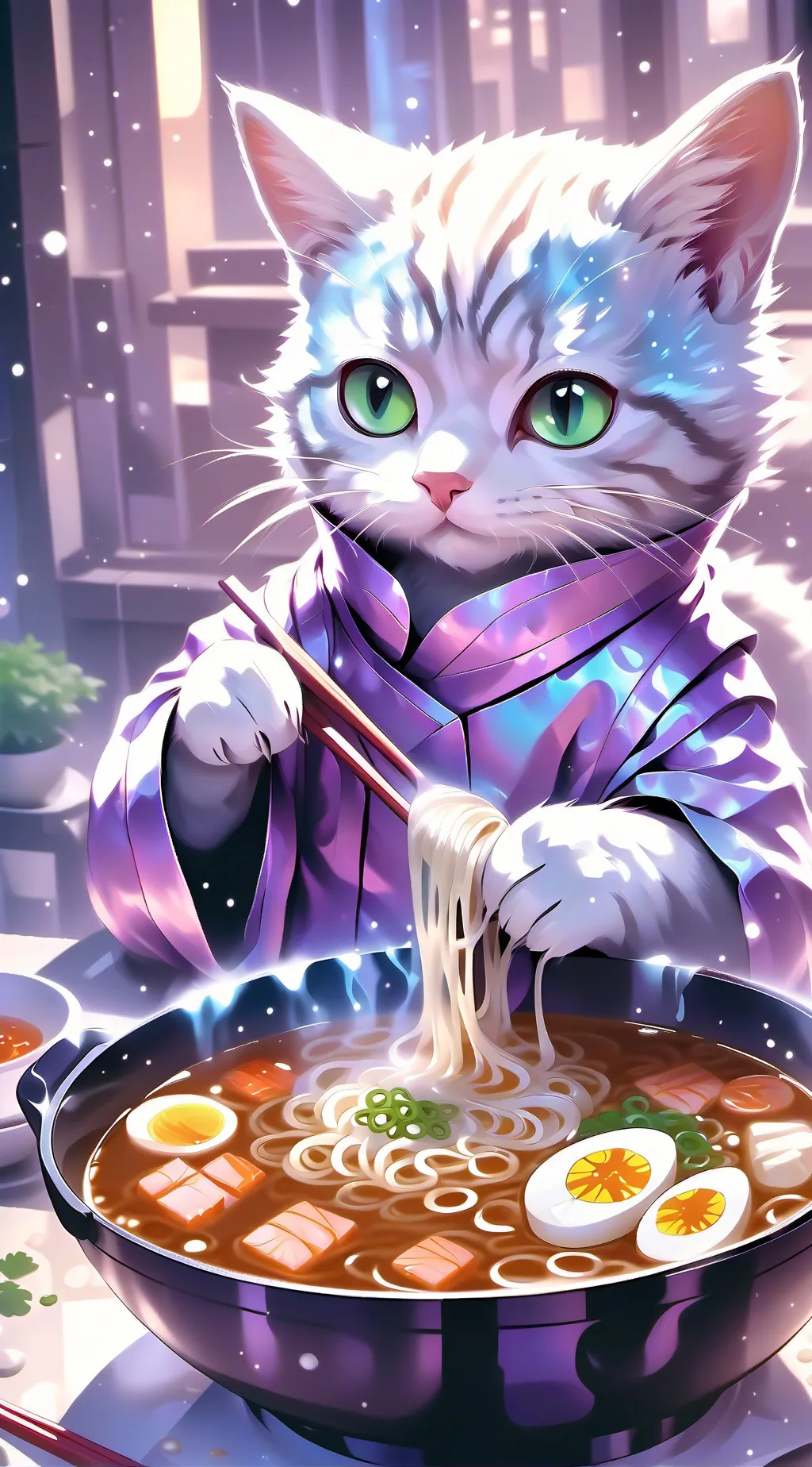 ai character: Hallie  background