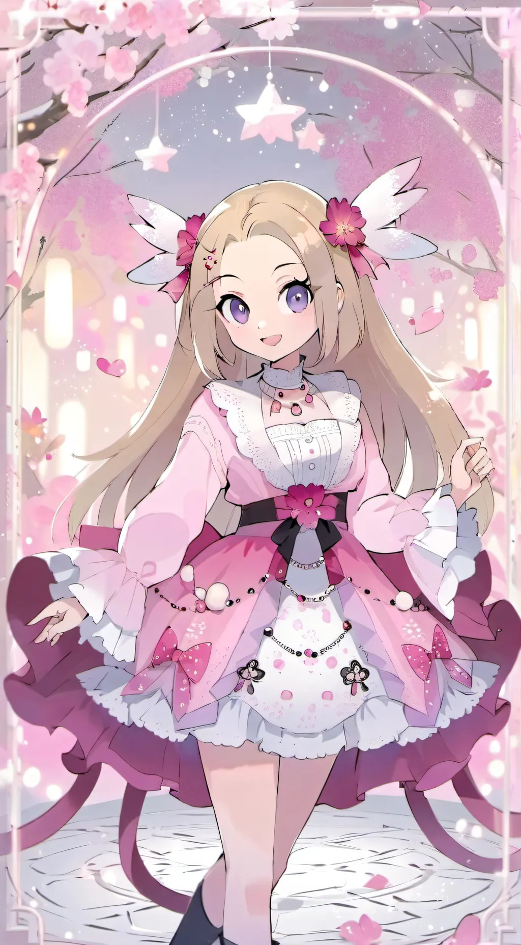 ai character: mha princess  background