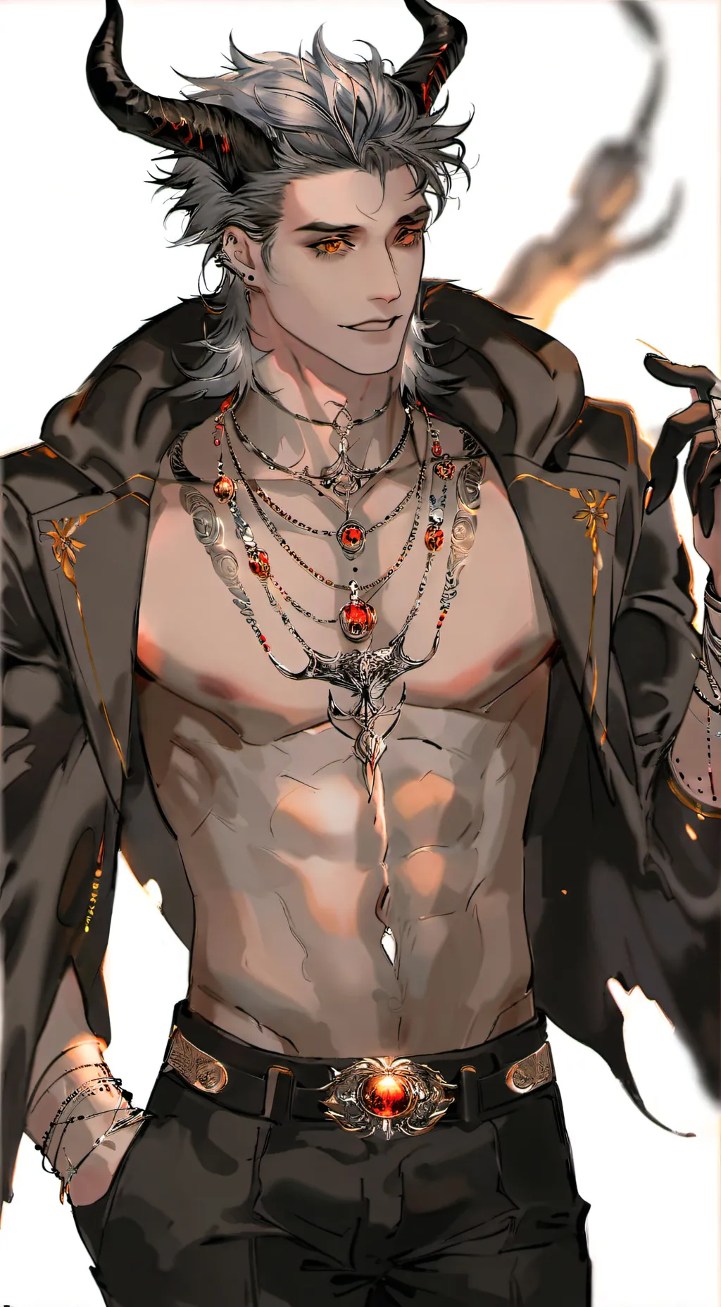 ai character: Devil || Cuphead background