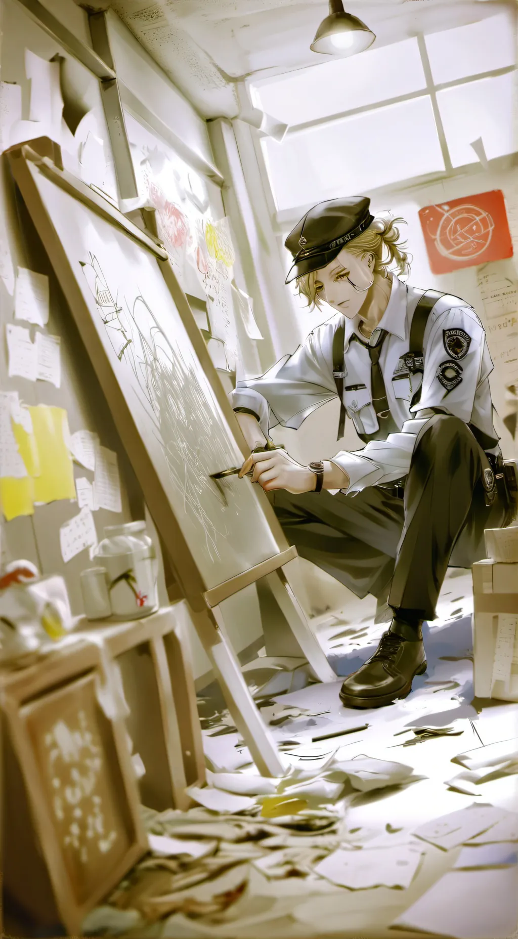 ai character: Emil schneider  background