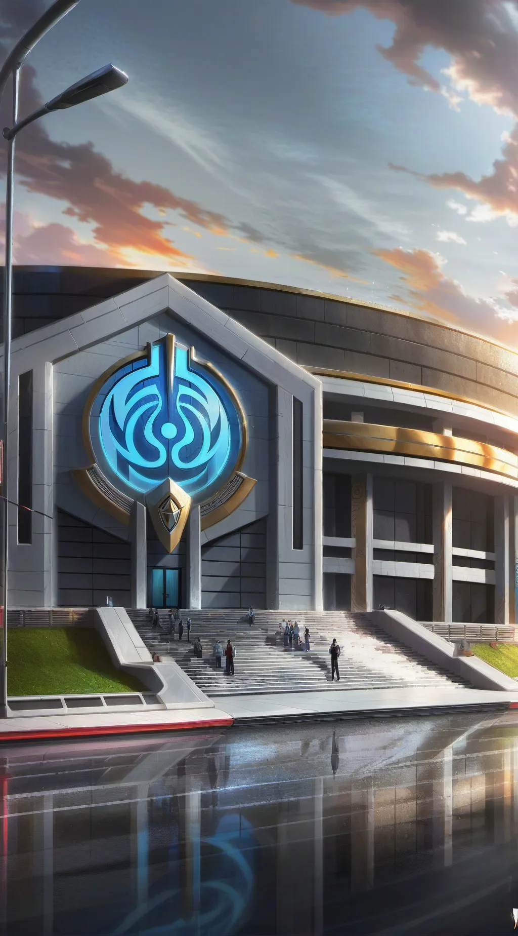 ai character: facility 327 background