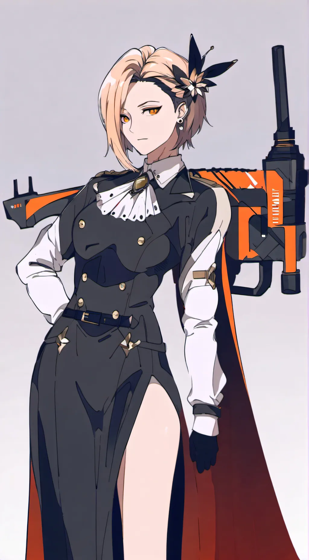 ai character: titanexecutorwoman background