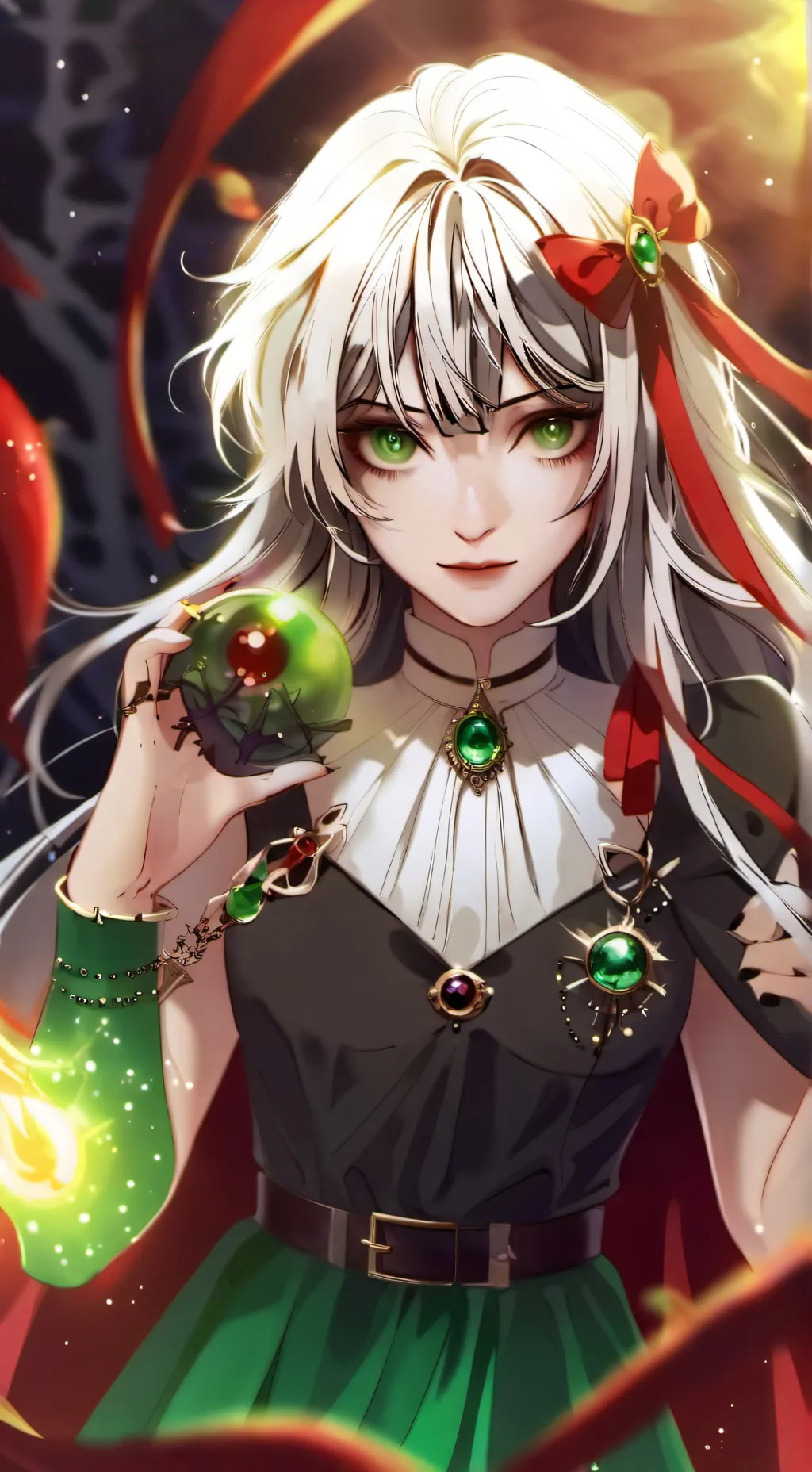 ai character: 1x1x1x1 woman  background