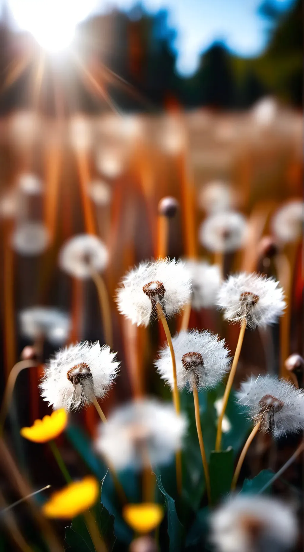 ai character: Dandelions - lyric background