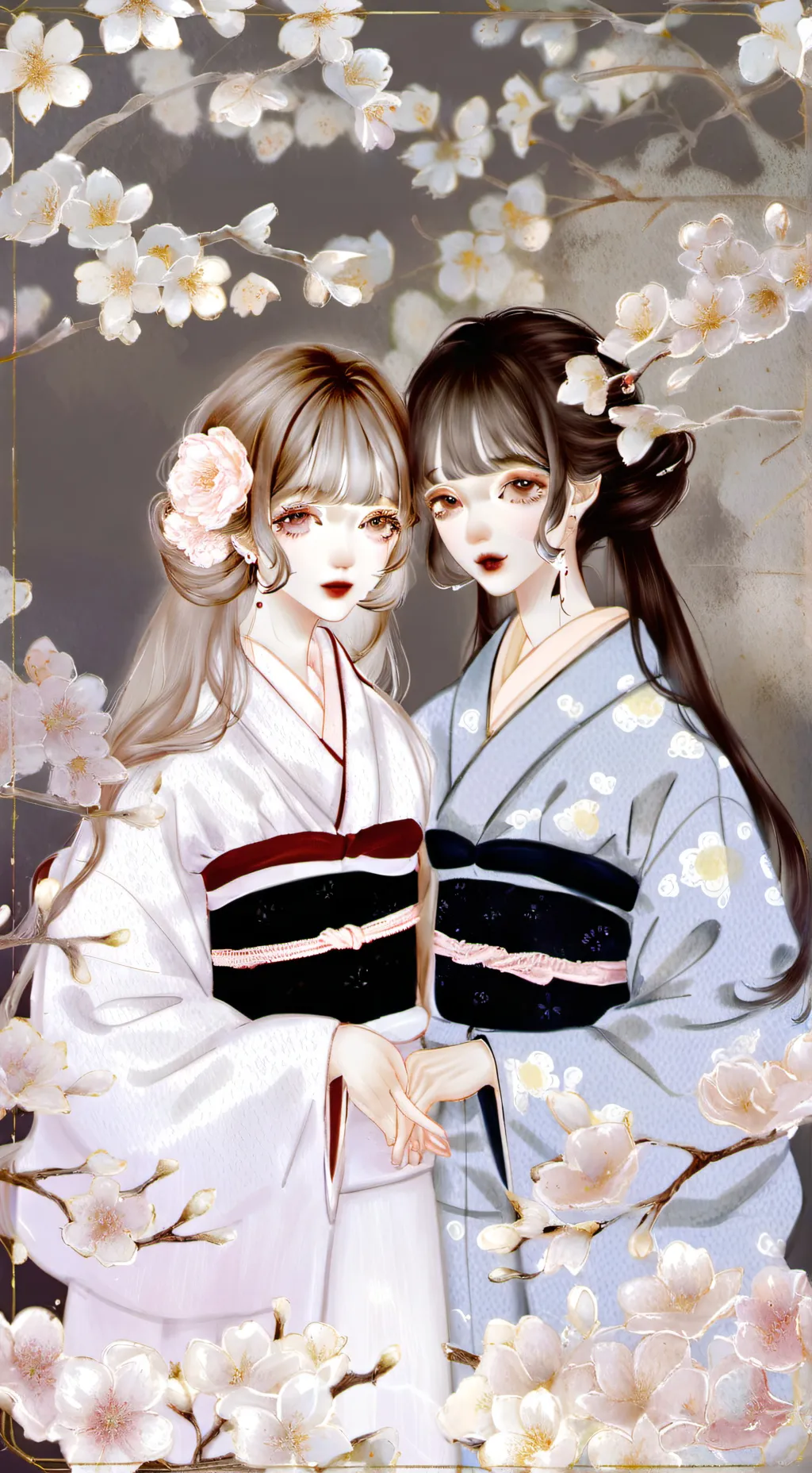 ai character: Yui x Lee♡ background