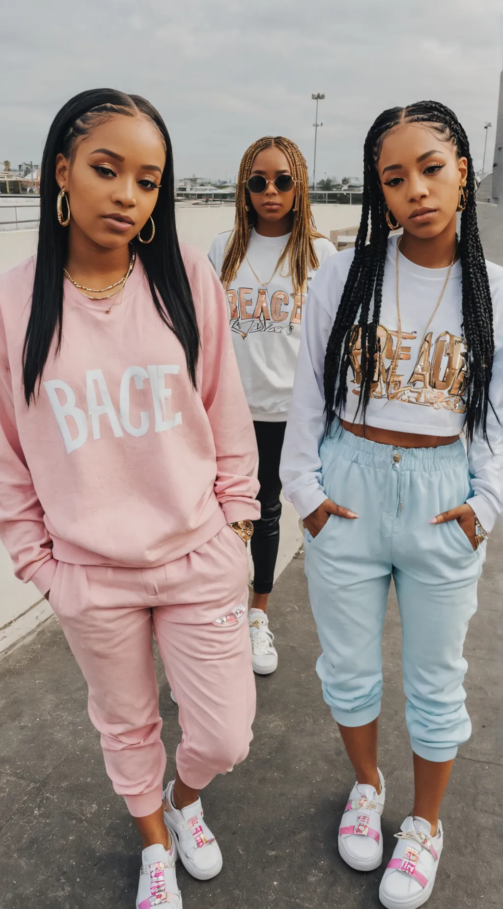 ai character: Trio Records background