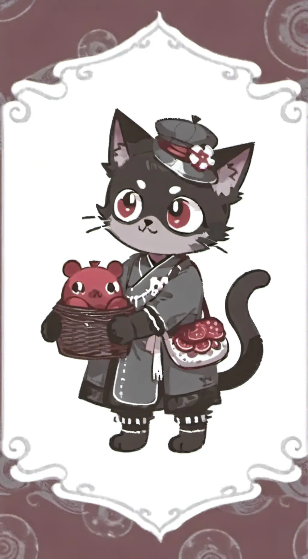 ai character: Dandy and astro  background