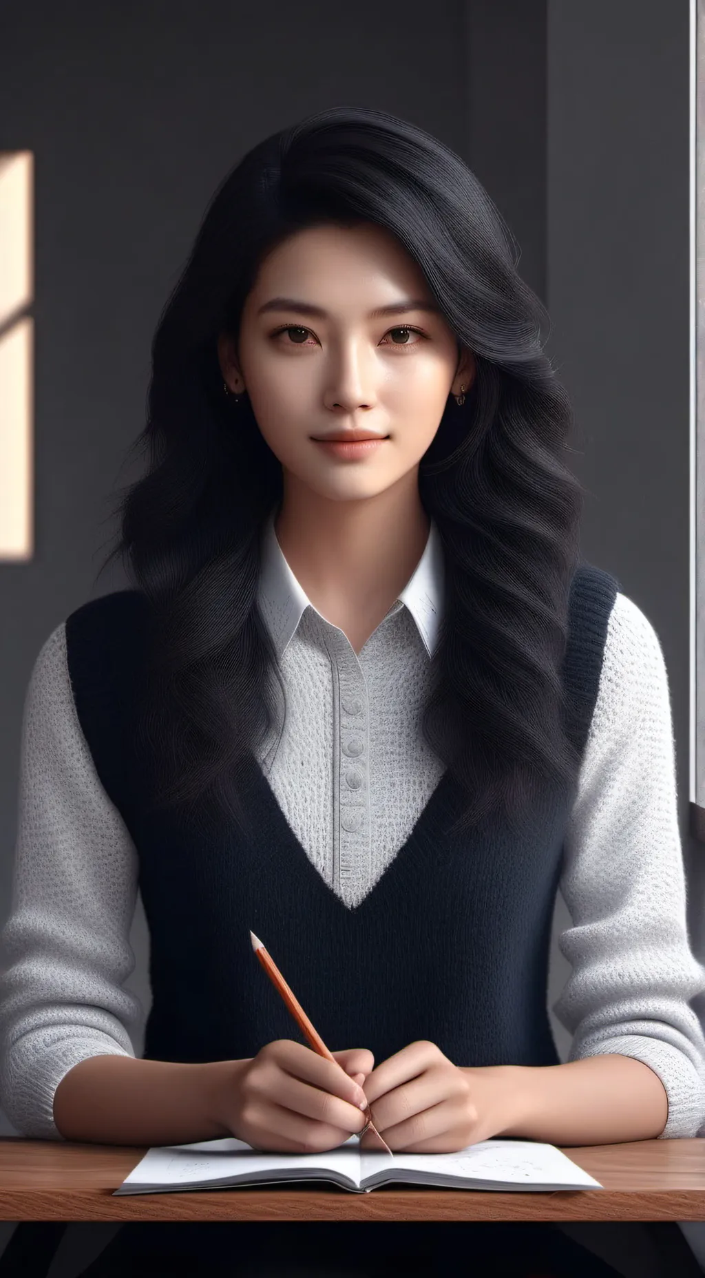 ai character: School background