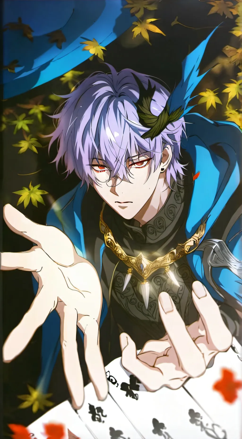 ai character: Theo background