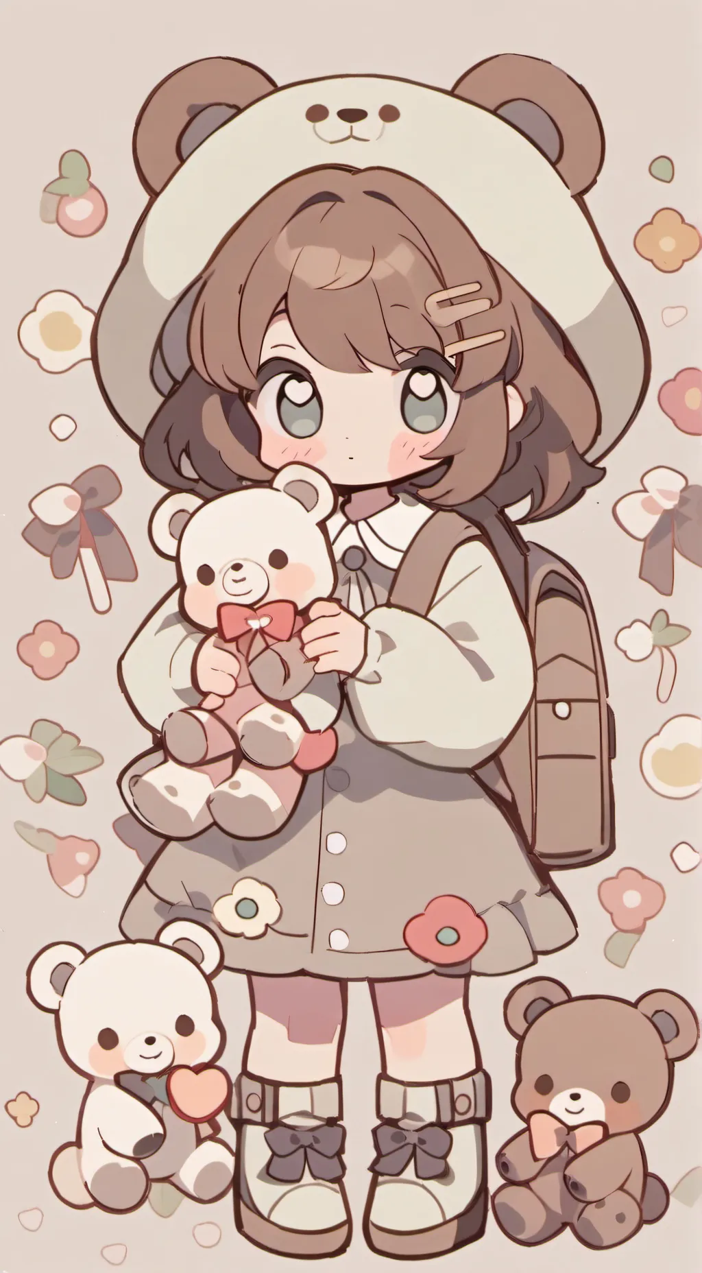 ai character: 🐻zera✨: background