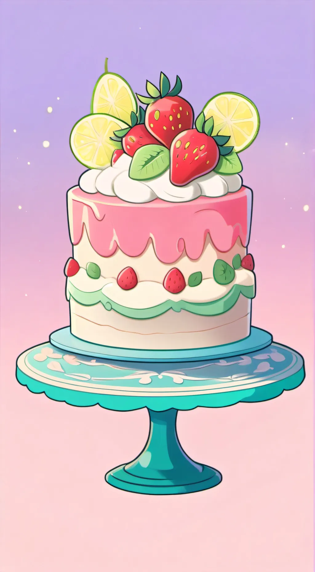 ai character: Sprout and cosmo  background