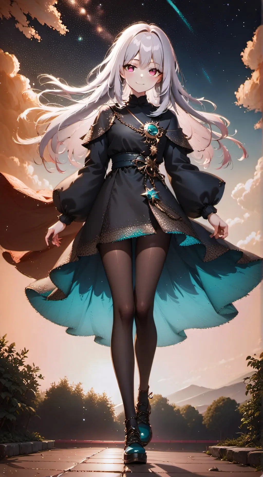 ai character: Селестия background