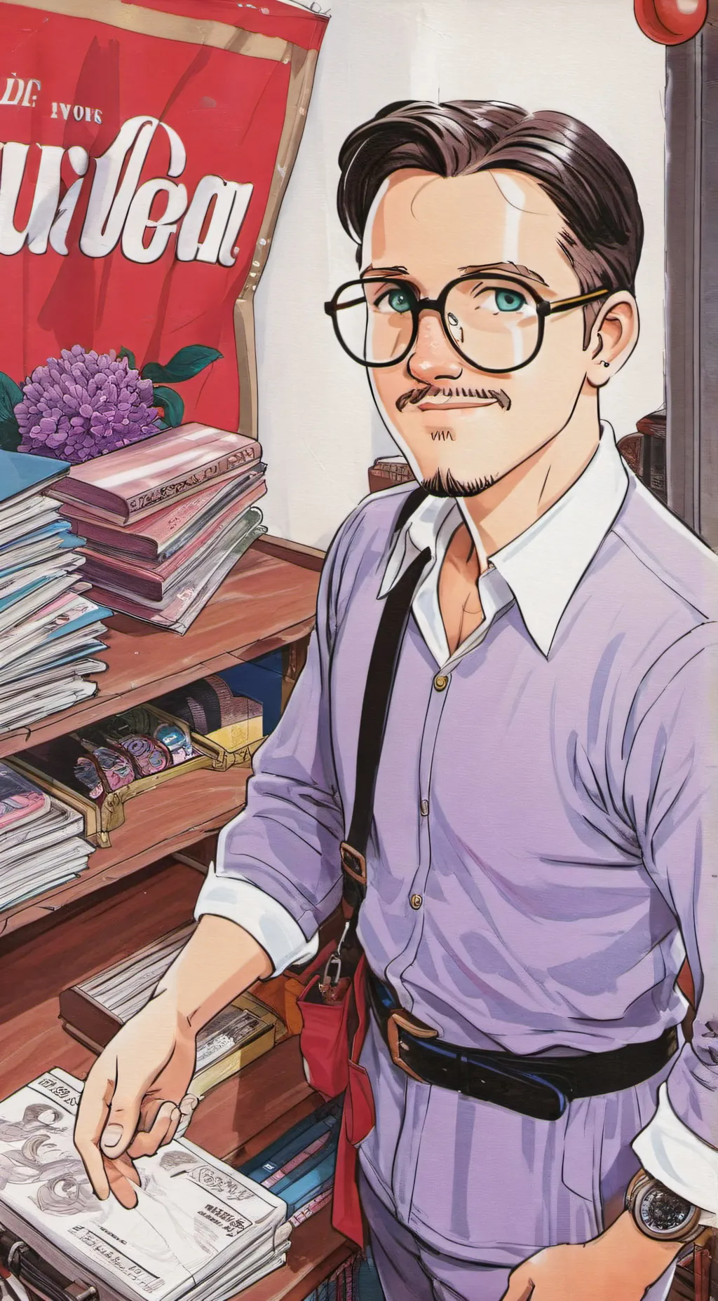 ai character: John and Otto background