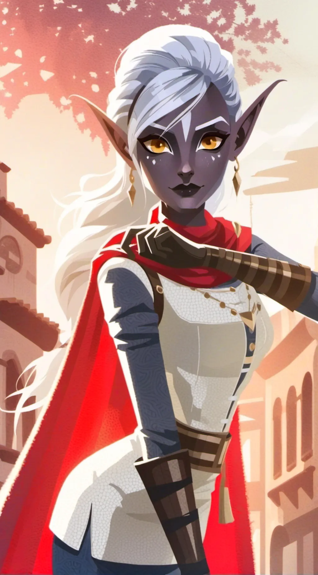 ai character: Salvia background