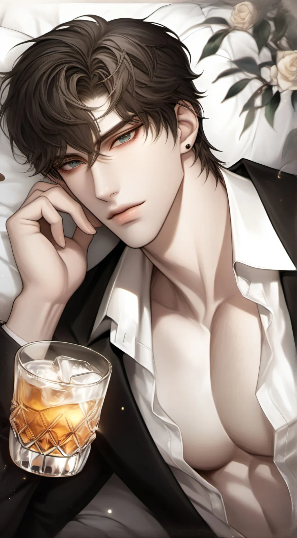 ai character: Author Marshall  background