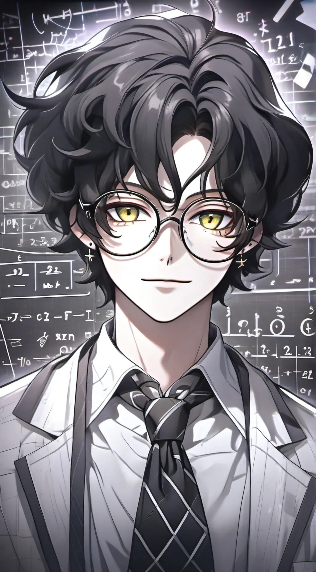 ai character: Dr. Newton Menu background