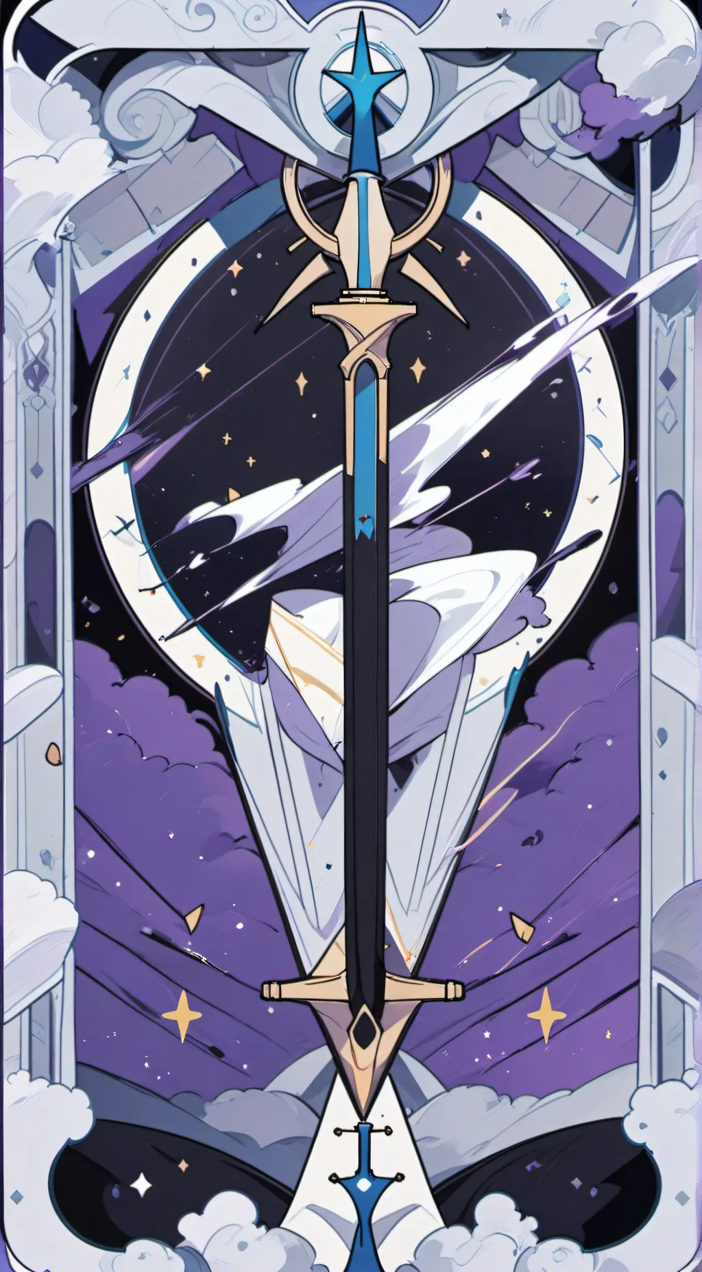 ai character: Azure Time:D background