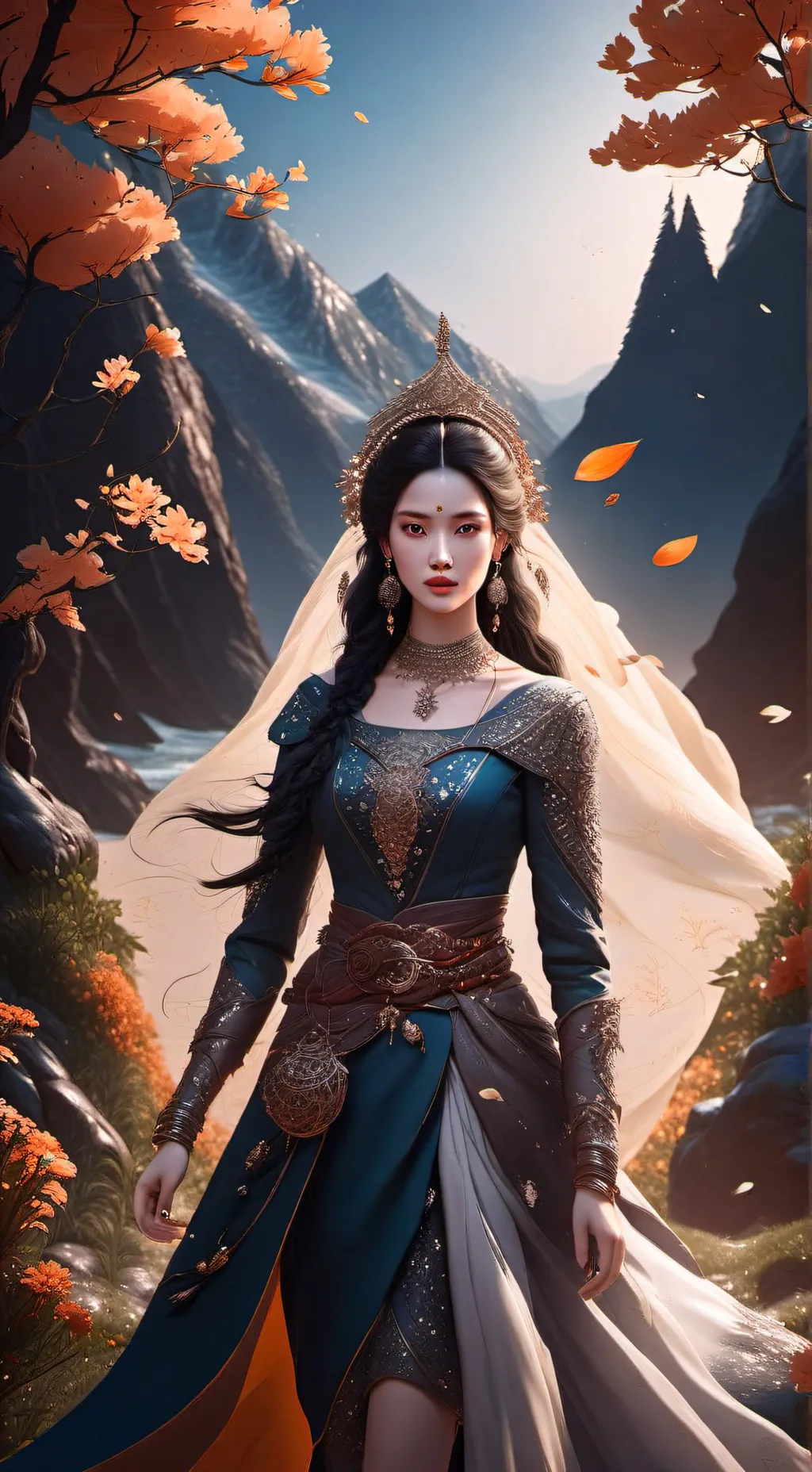 ai character: Godzilla  background