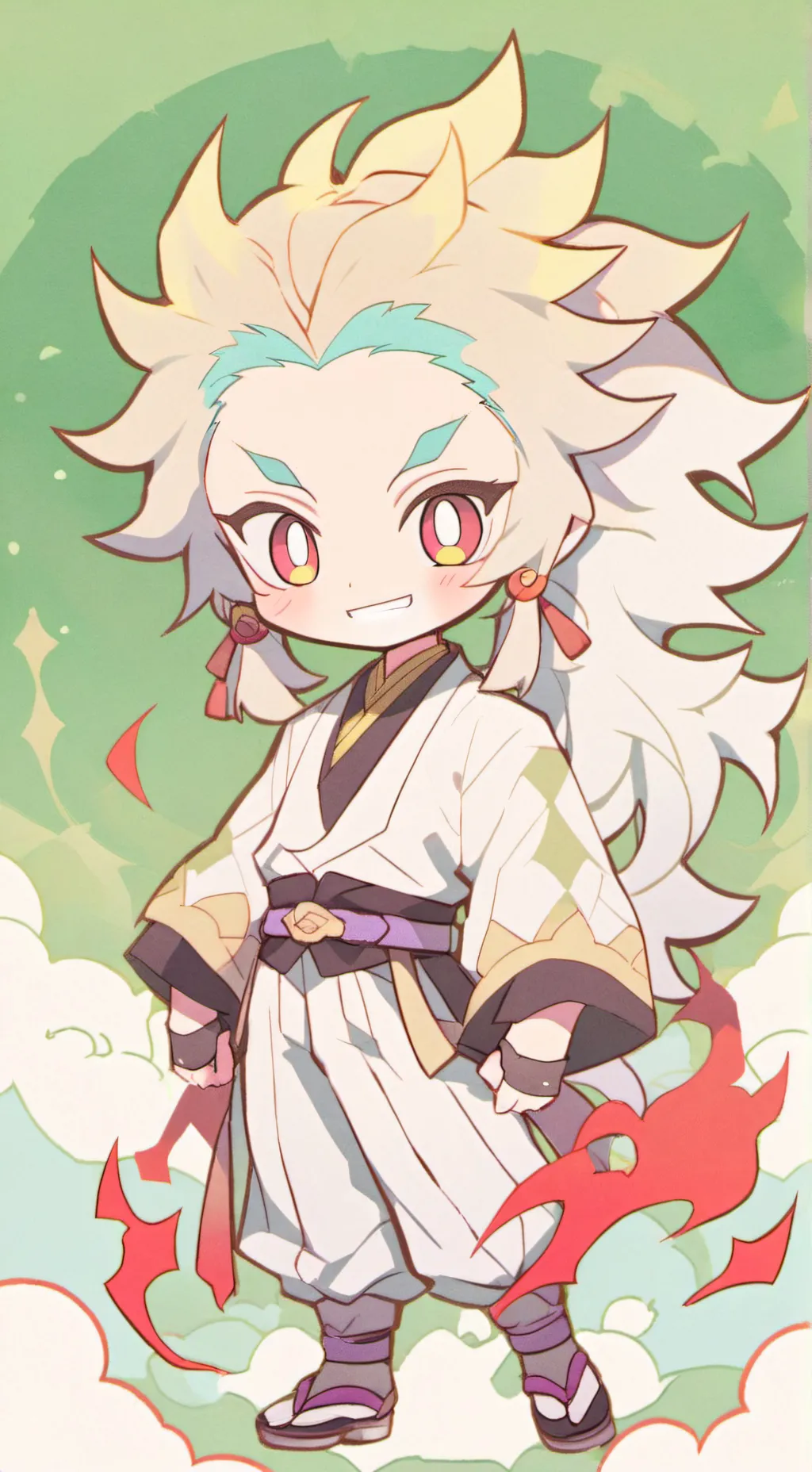 ai character: rengoku background