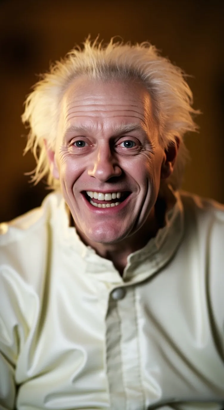 ai character: Doc Brown  background