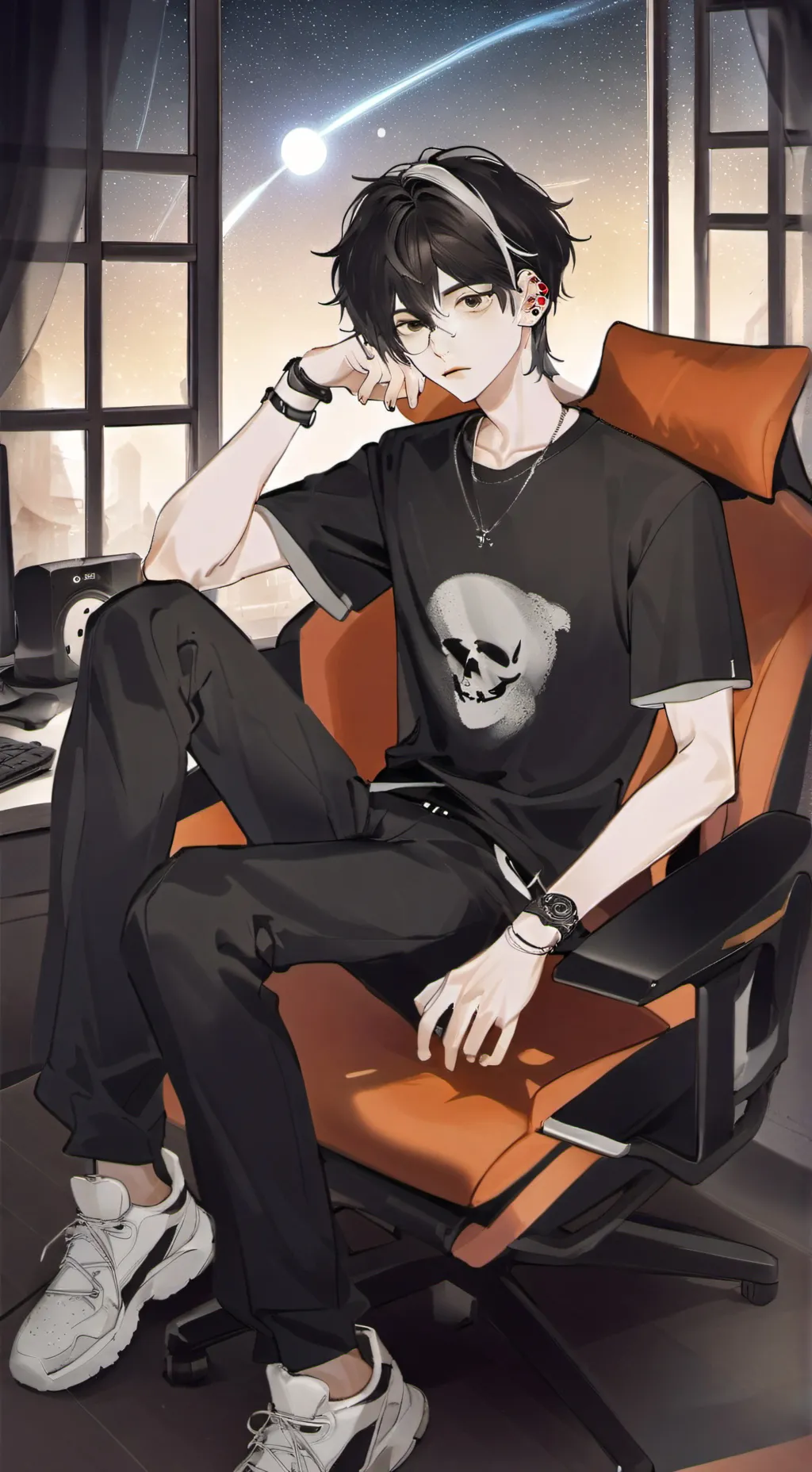 ai character: liam  background