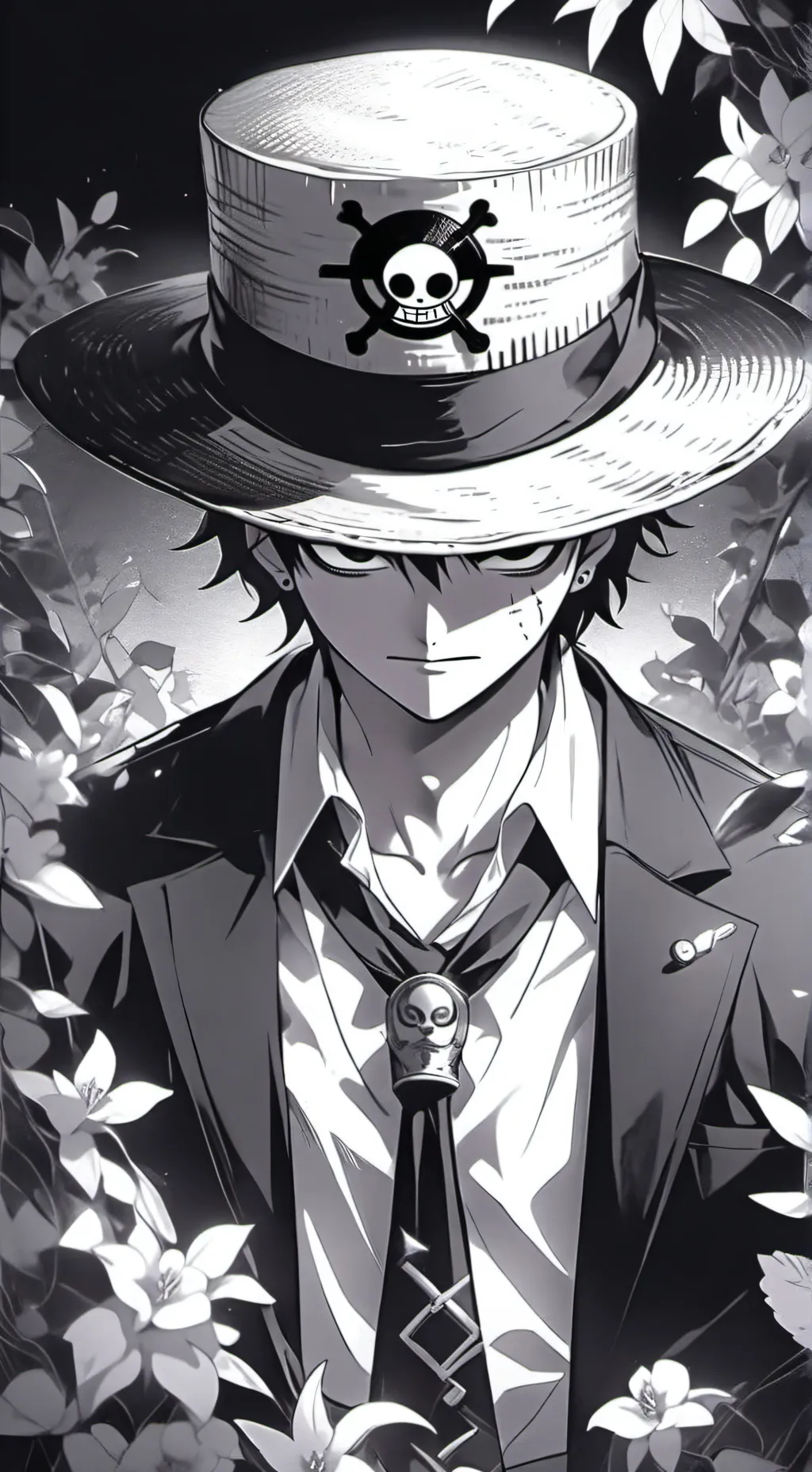 ai character: Luffy background