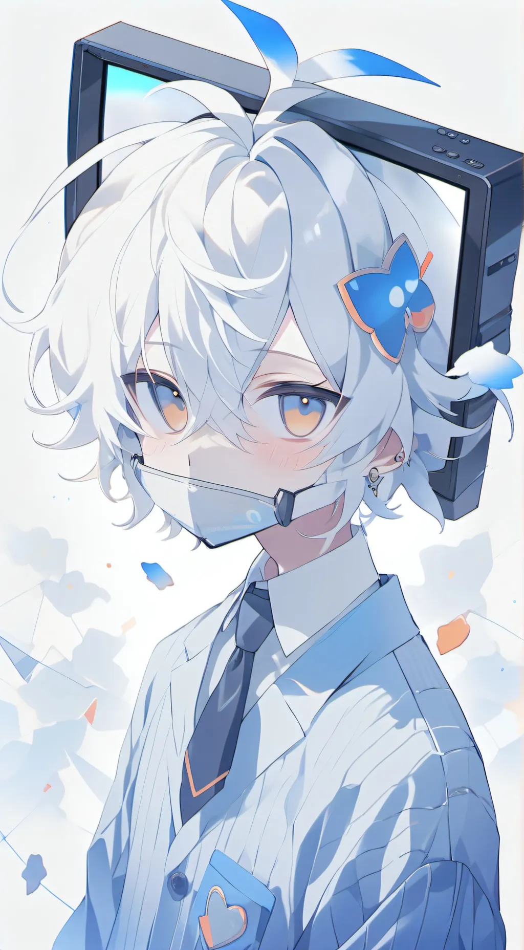 ai character: 电脑酱 background