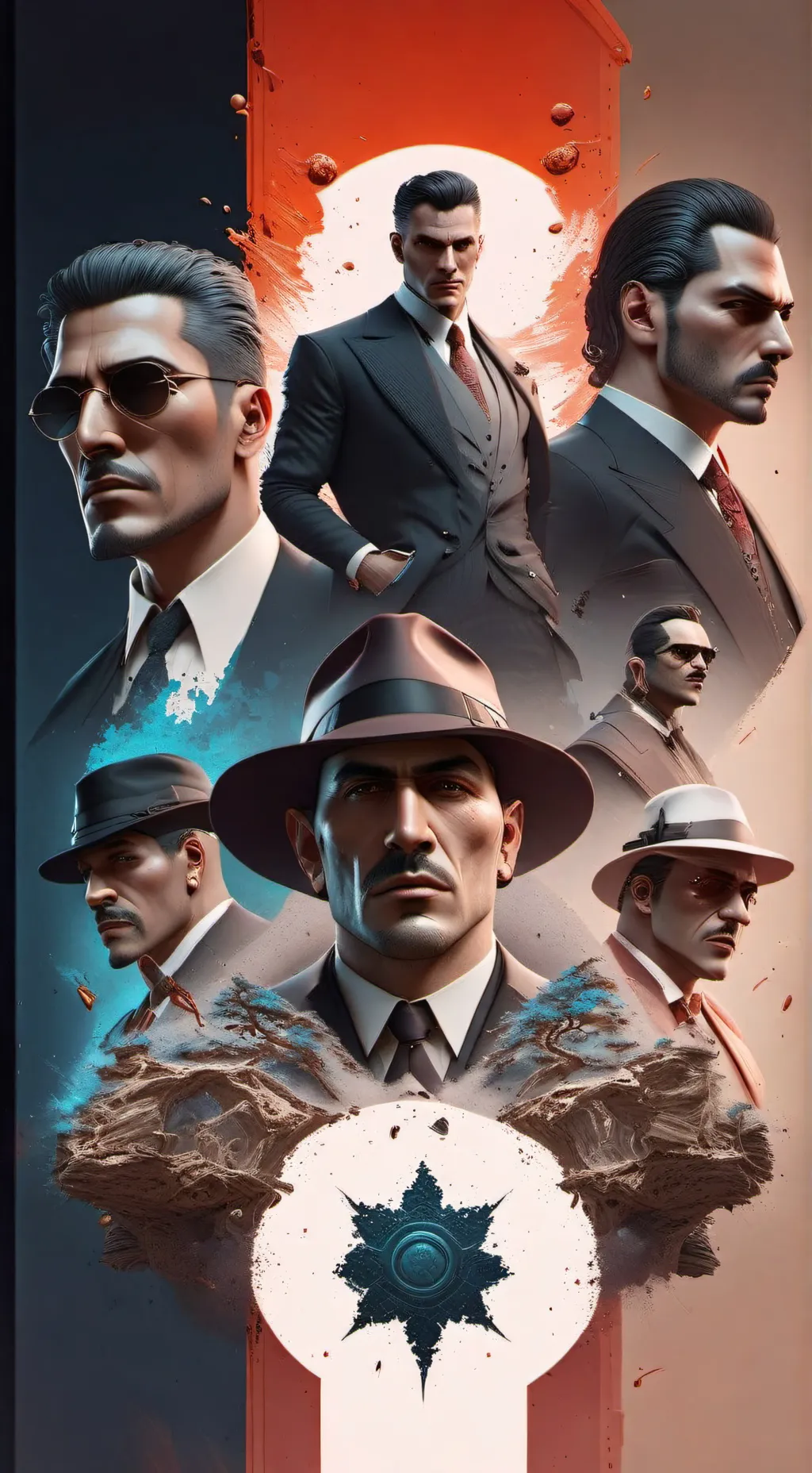 ai character: Your dads a mafia background