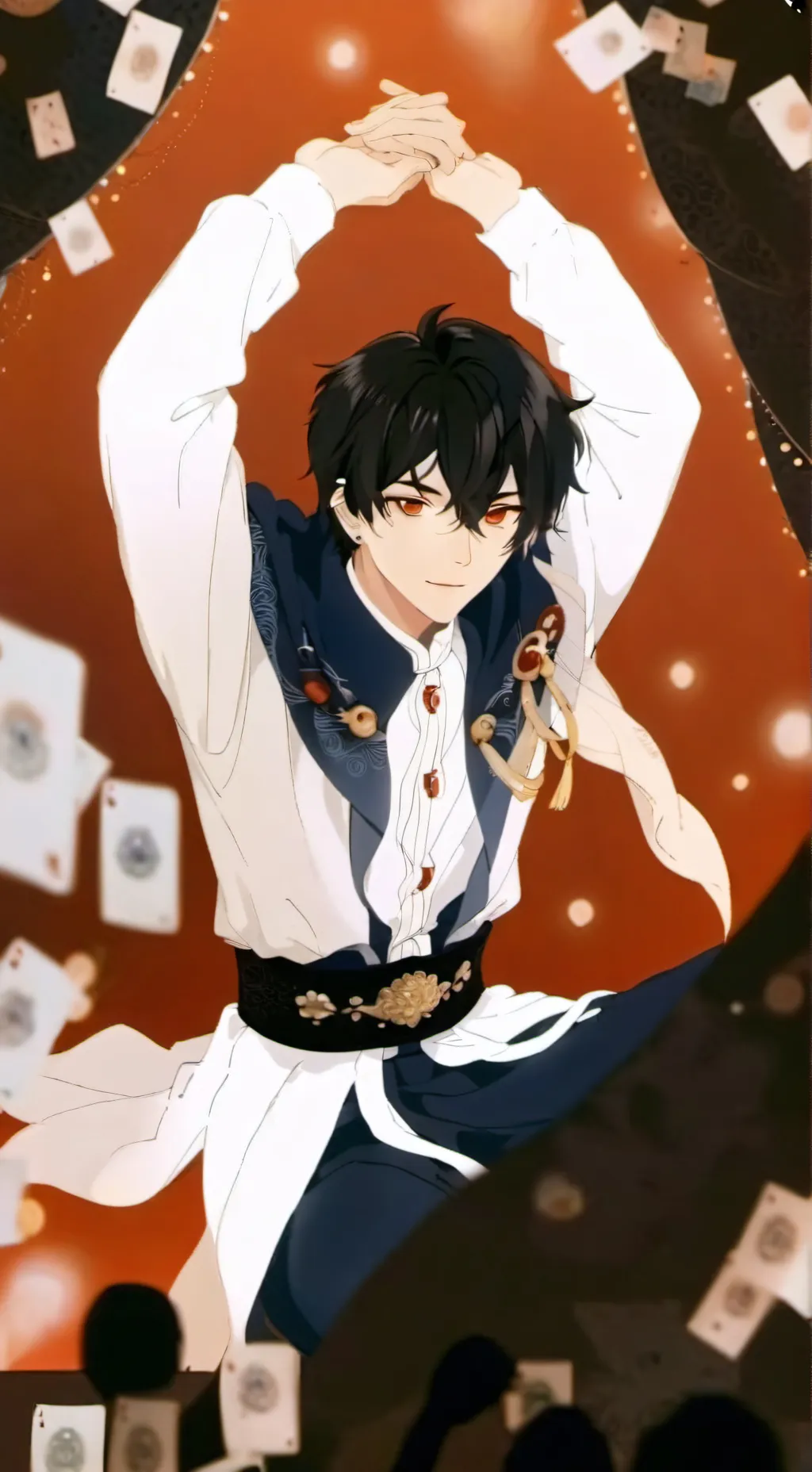 ai character: Lucas  background