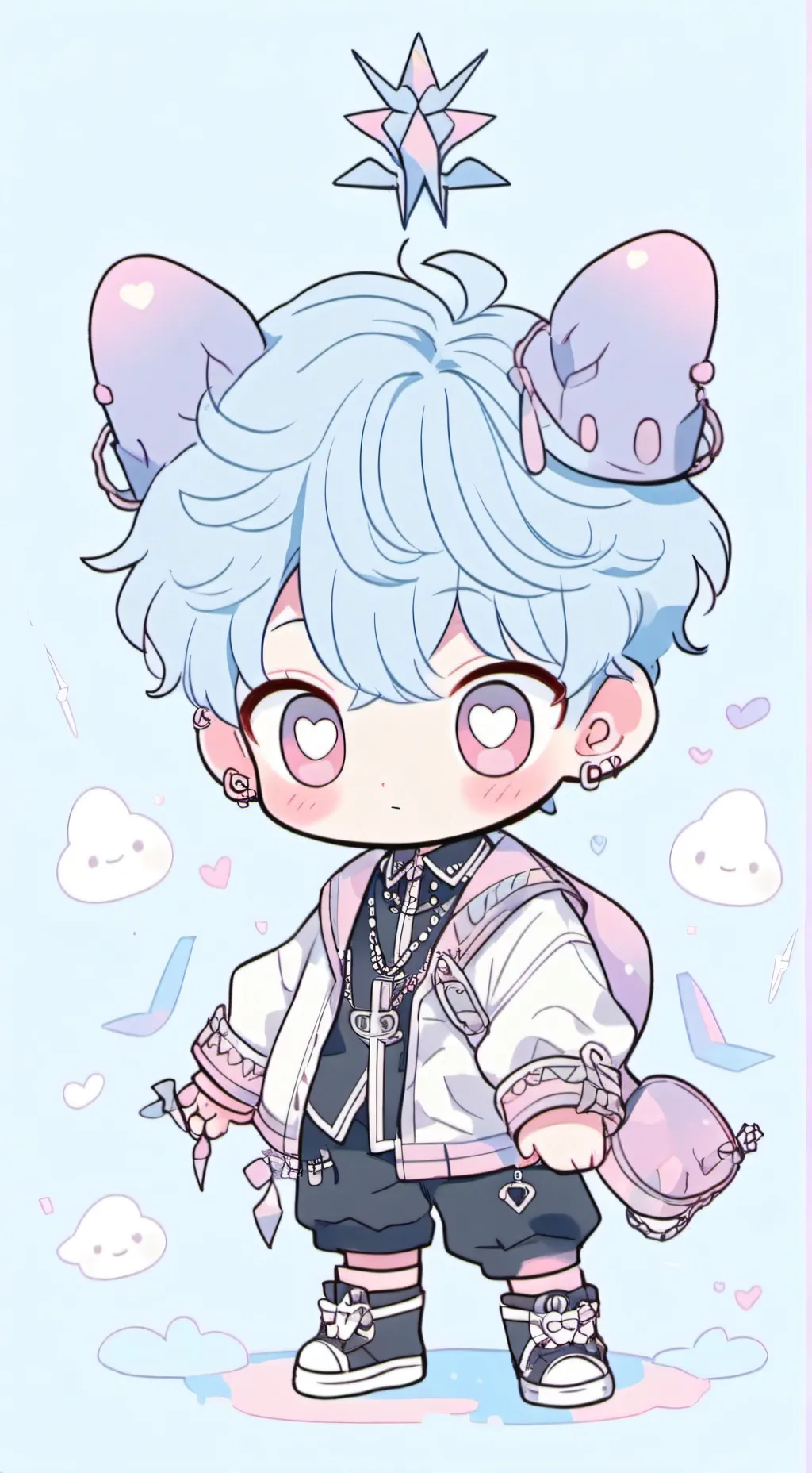 ai character: Baby saja  background