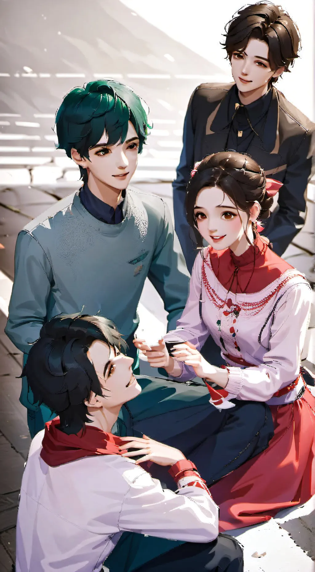 ai character: Heart family  background