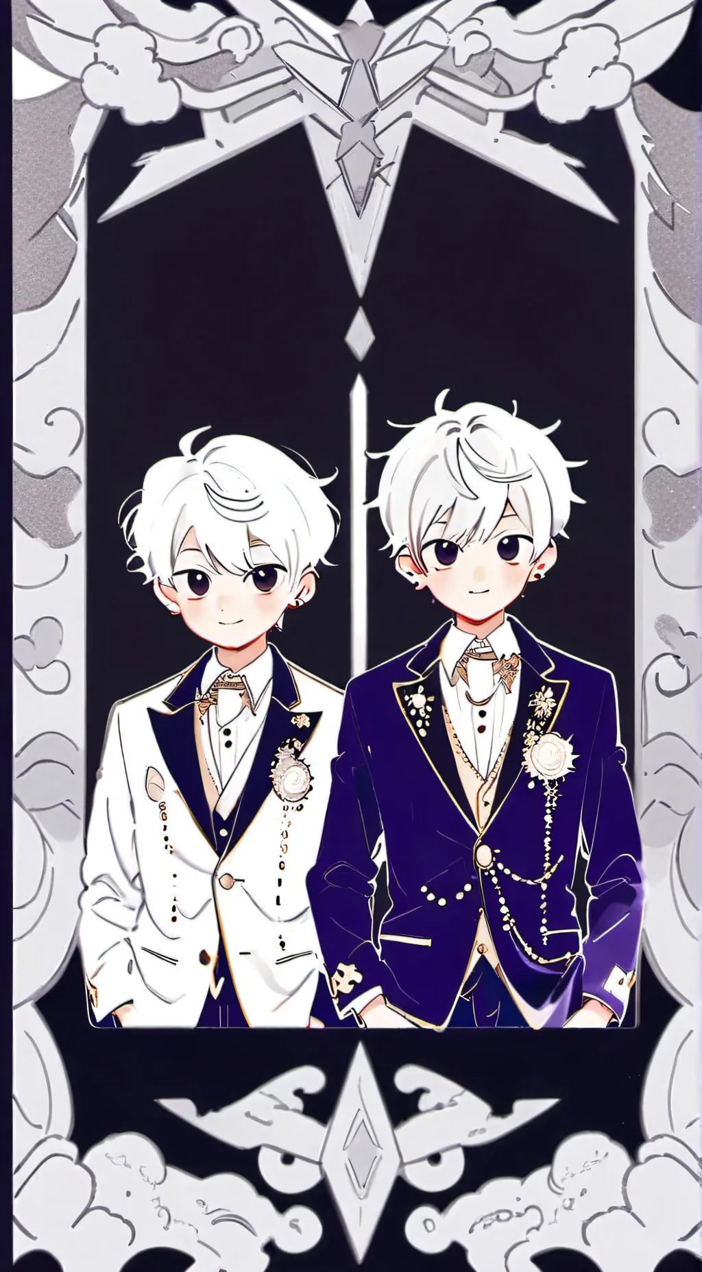 ai character: Dw Valentine's day background