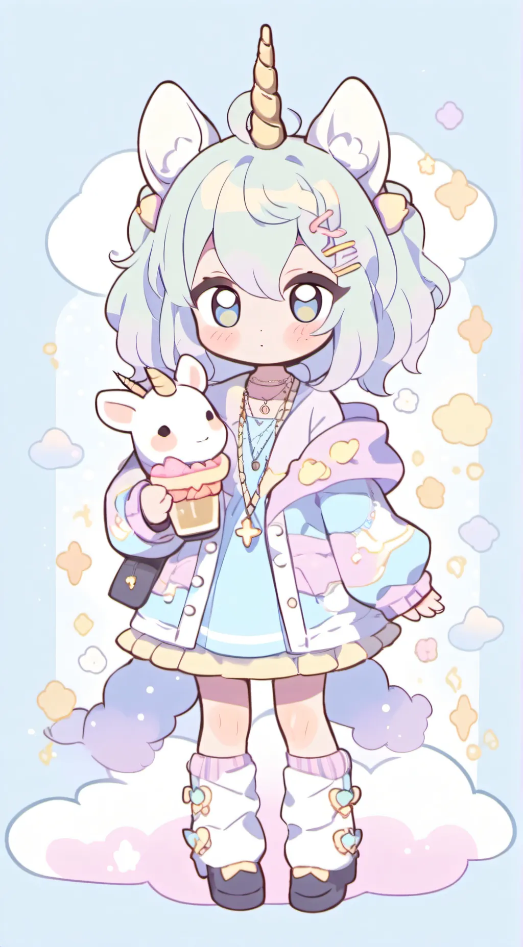 ai character: 🌈mesuni✨: background