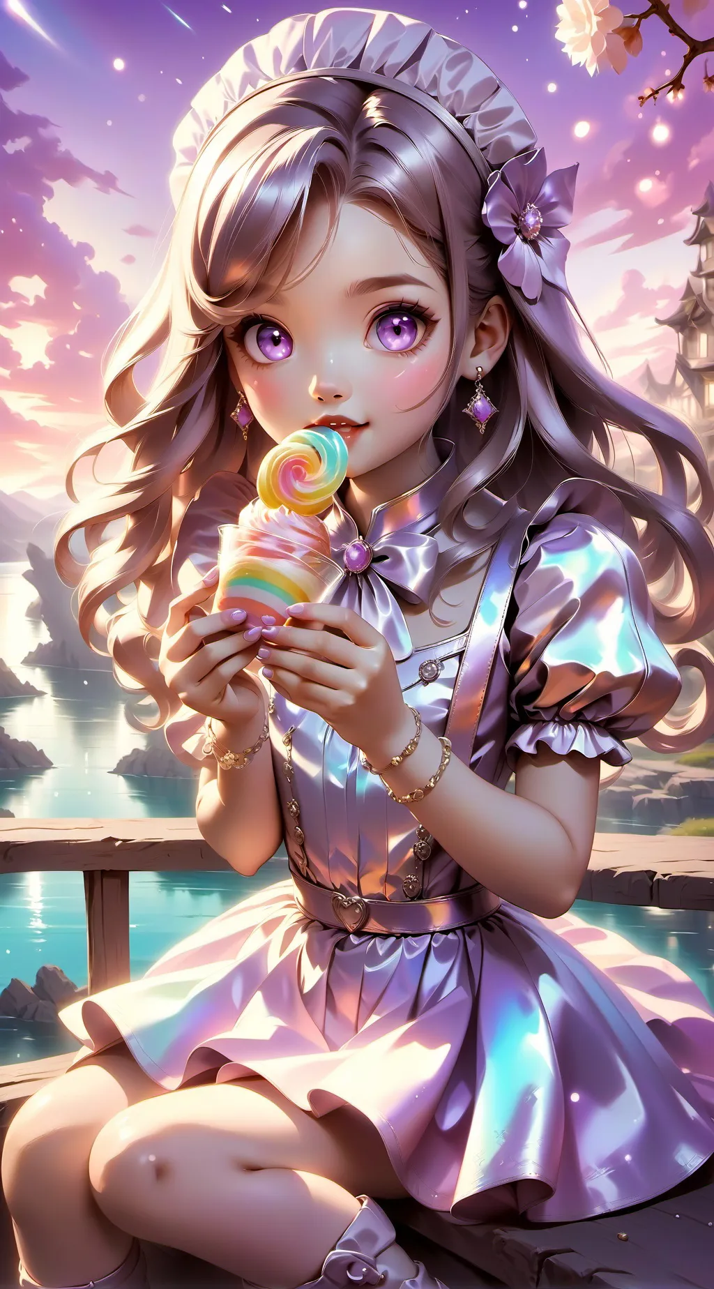 ai character: Lily background