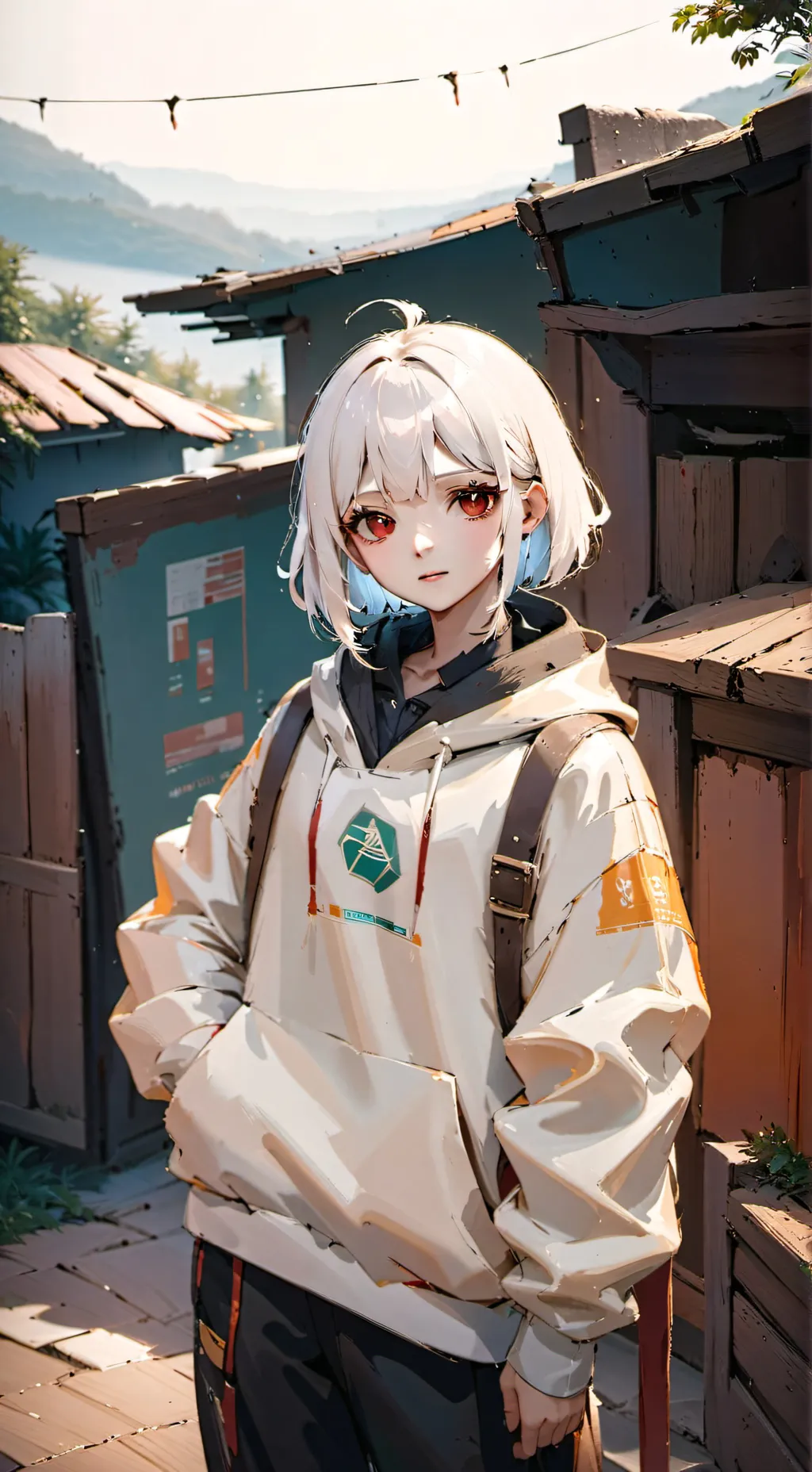 ai character: Mimi azura  background