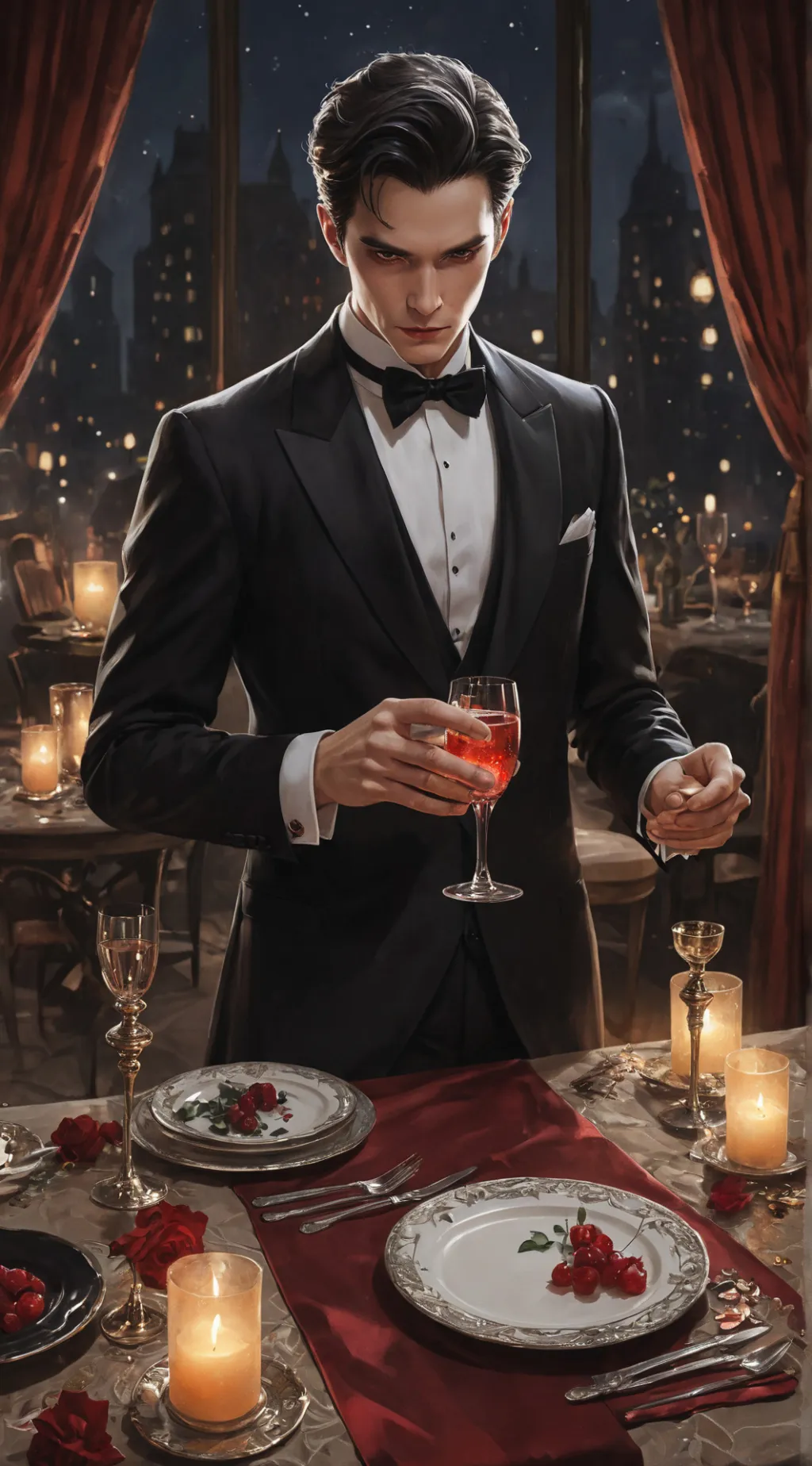 ai character: Sebastian background