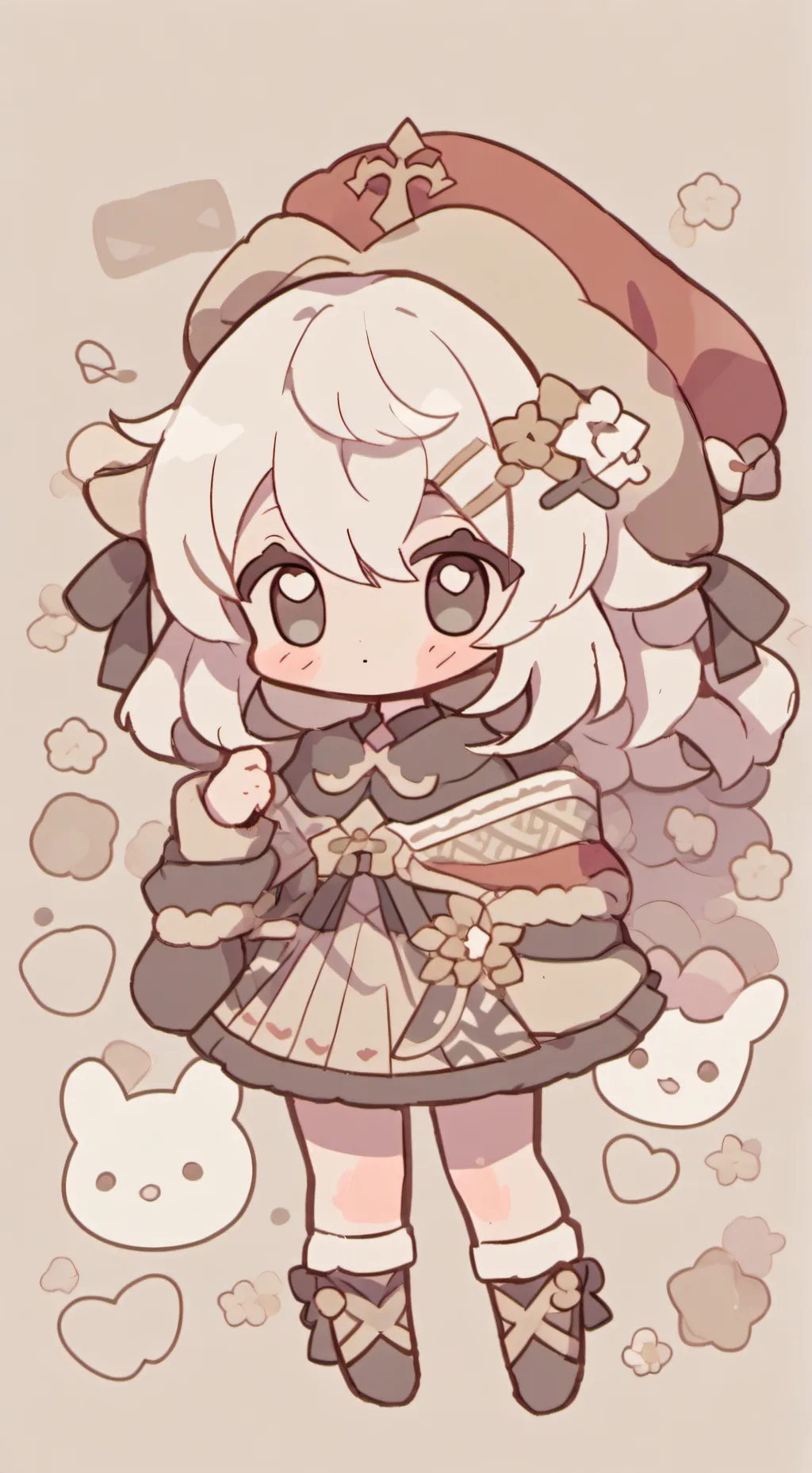 ai character: tu hermana María😒 background