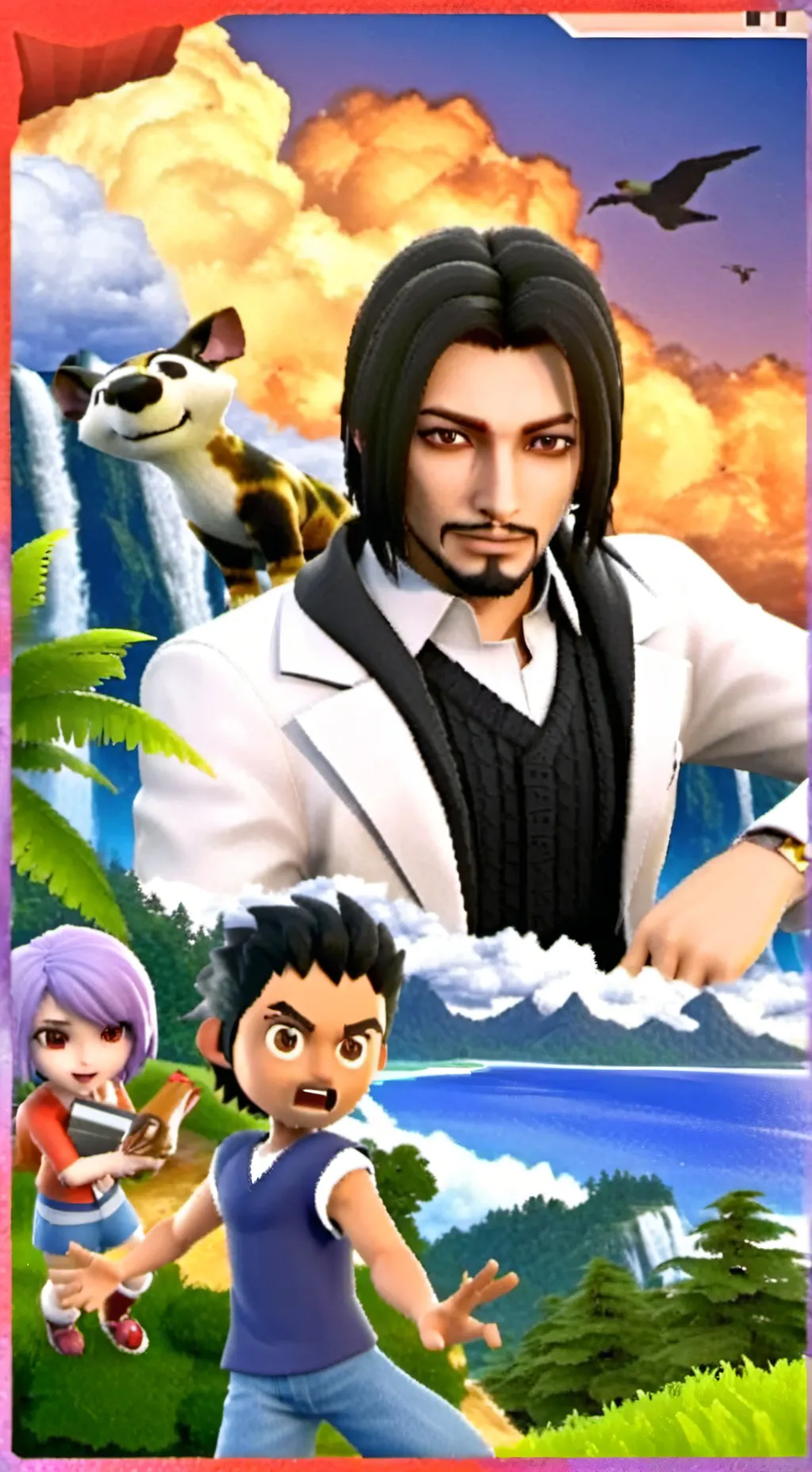 ai character: bachisagi  background