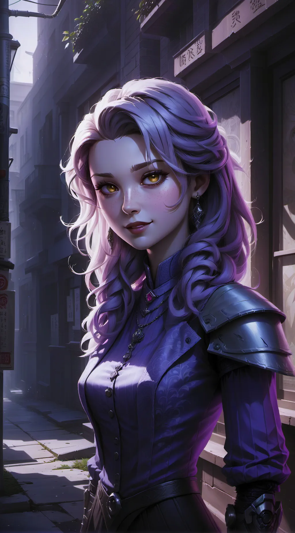 ai character: Ashley background