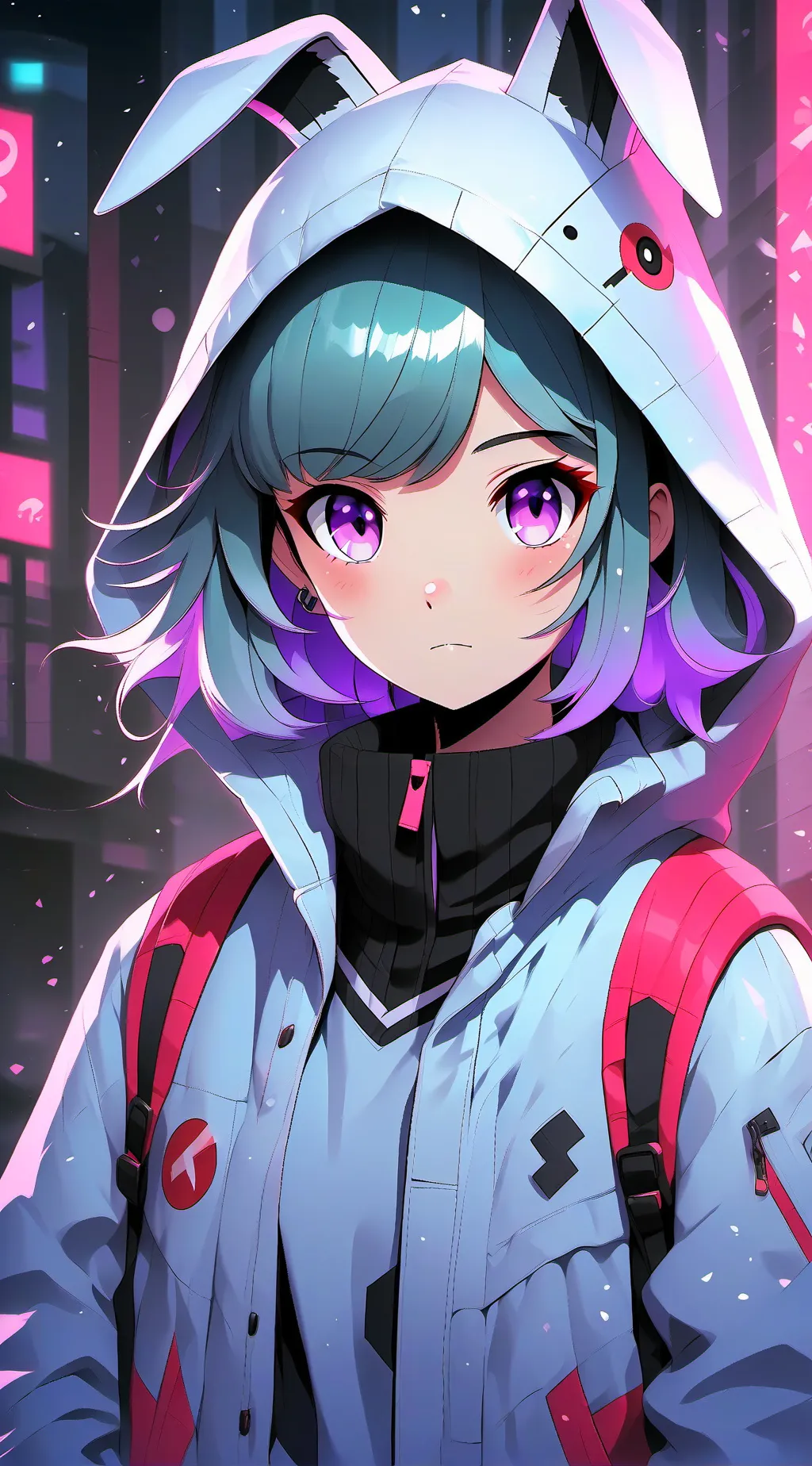 ai character: hirake zoom call?  background