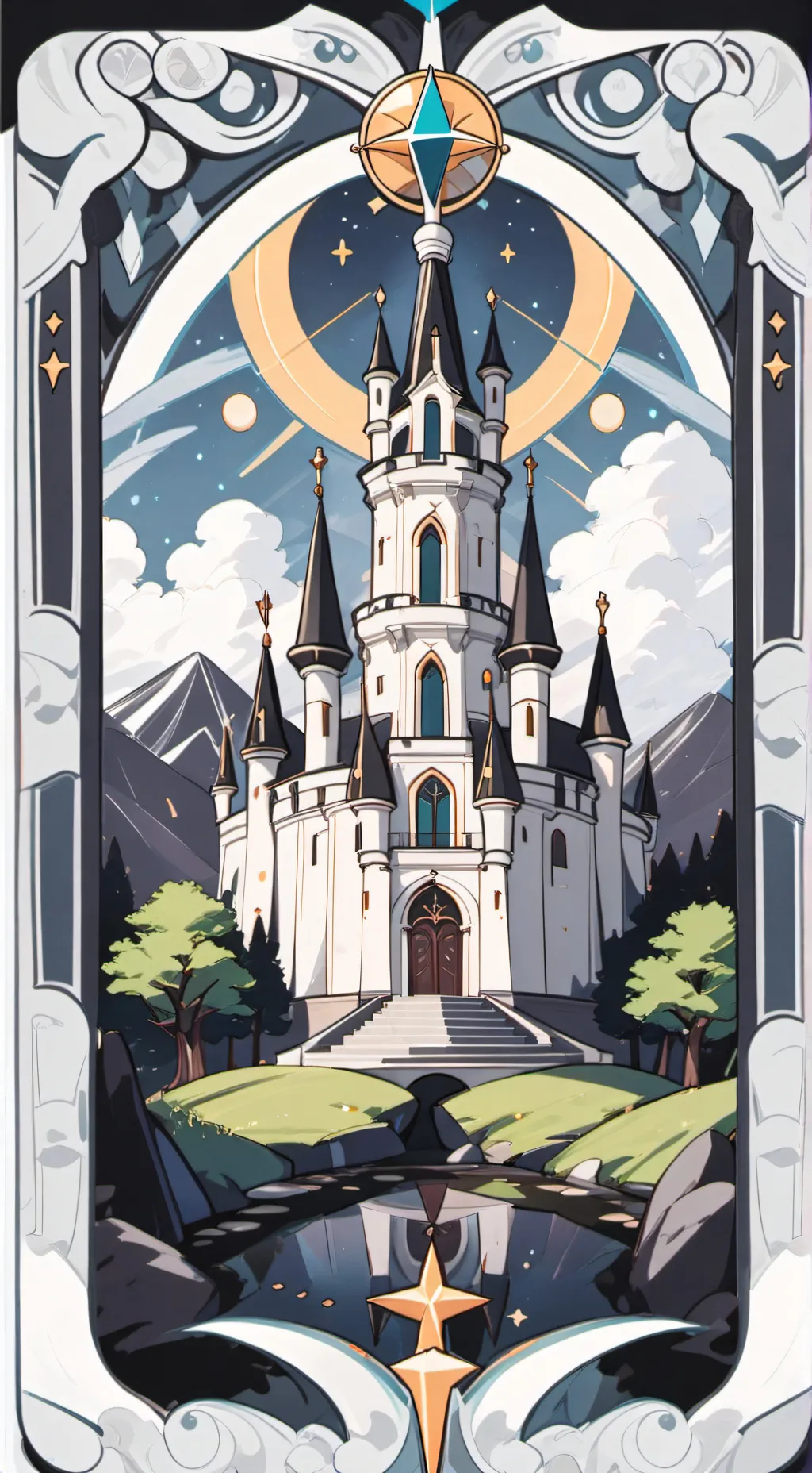 ai character: °~Fairy world~° background