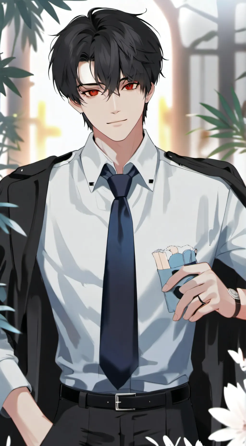 ai character: Mark background