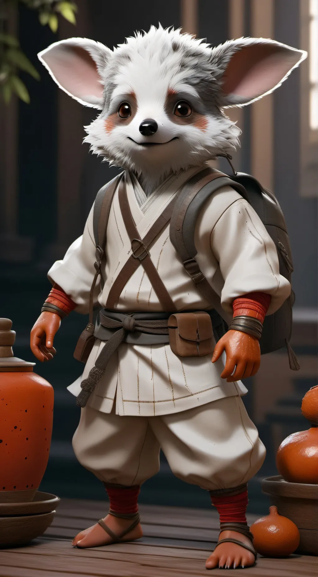 ai character: Sensai  background