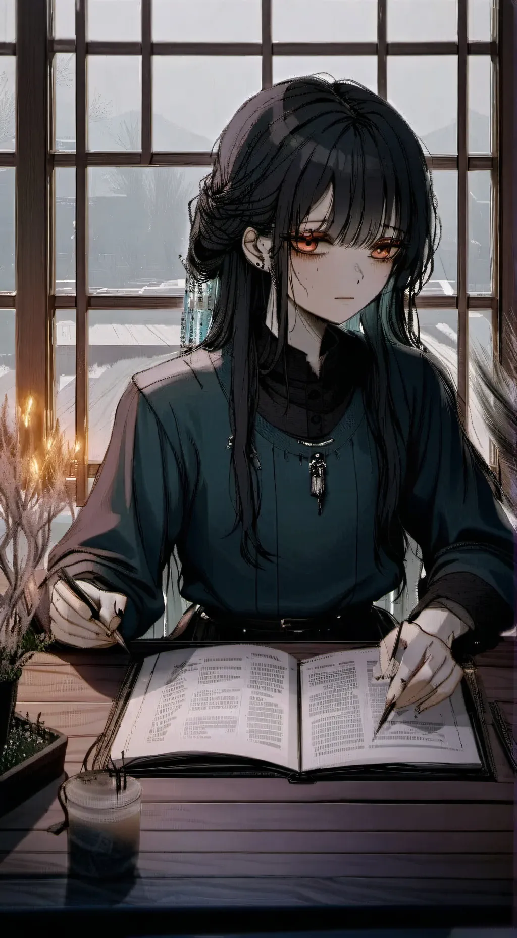 ai character: ♣edelina ♠ background