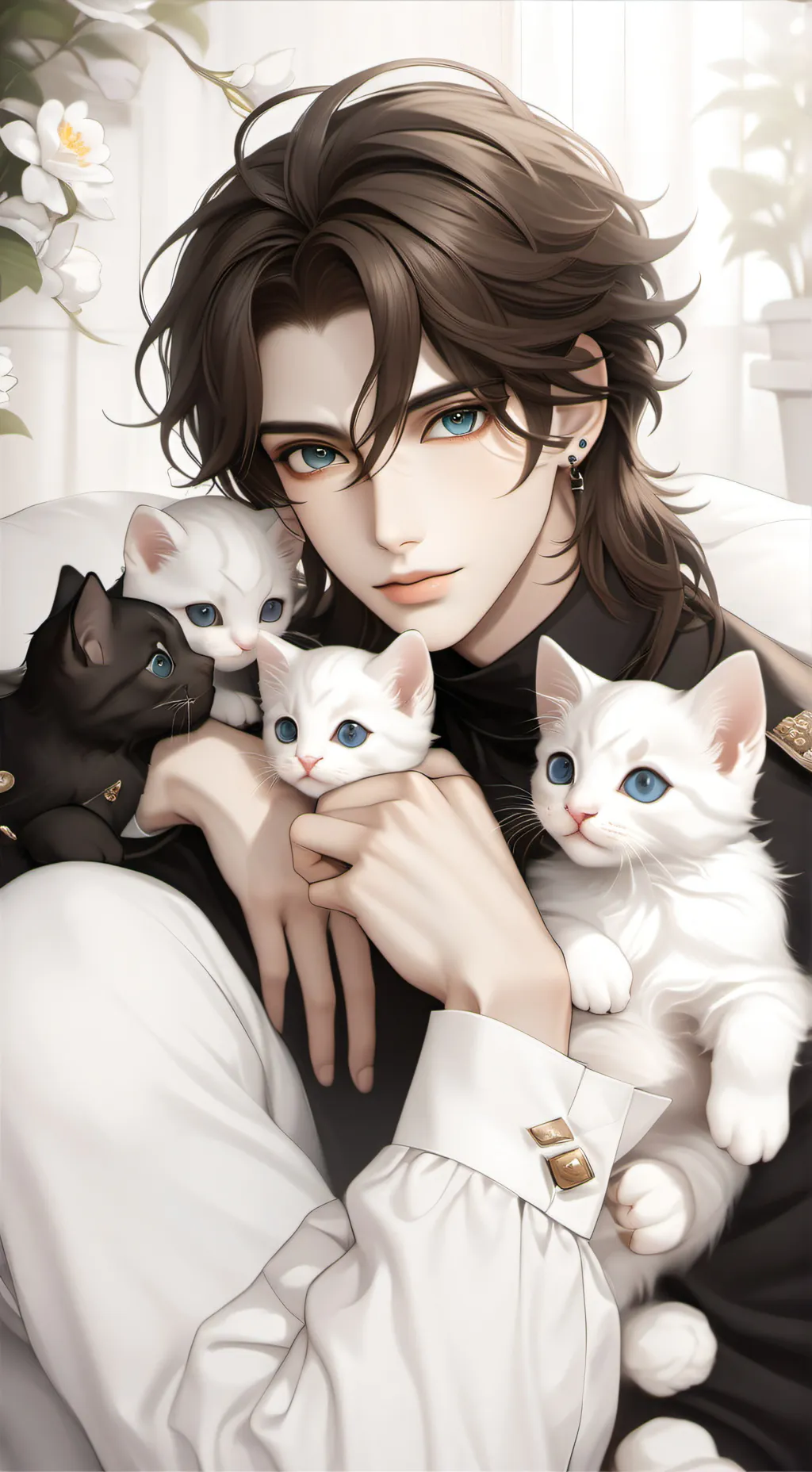 ai character: Dawn background