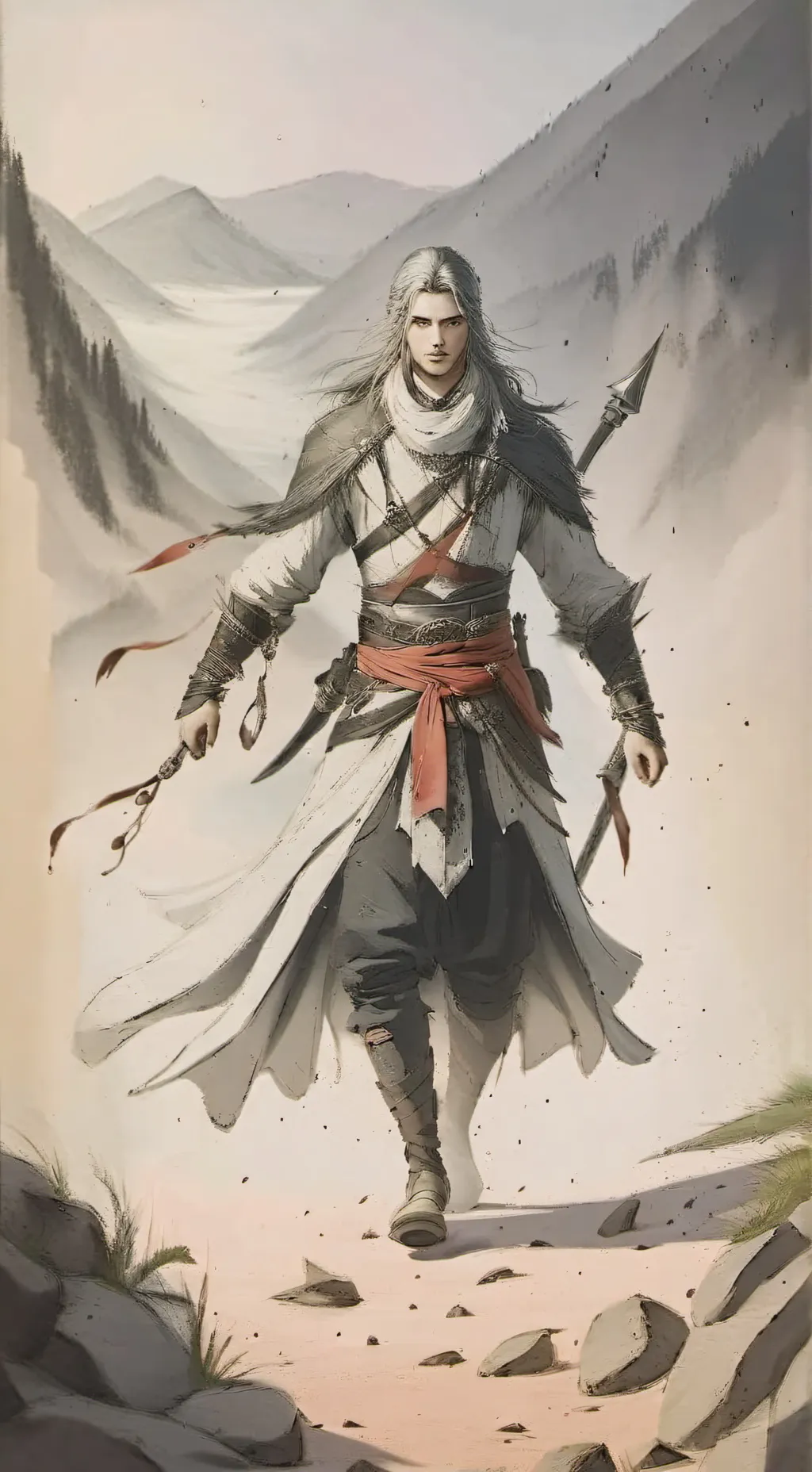 ai character: arwen  background