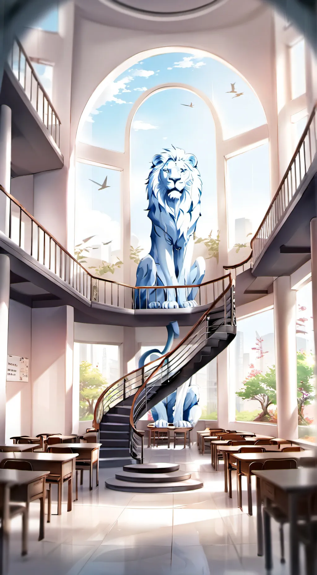 ai character: zooloo high school background