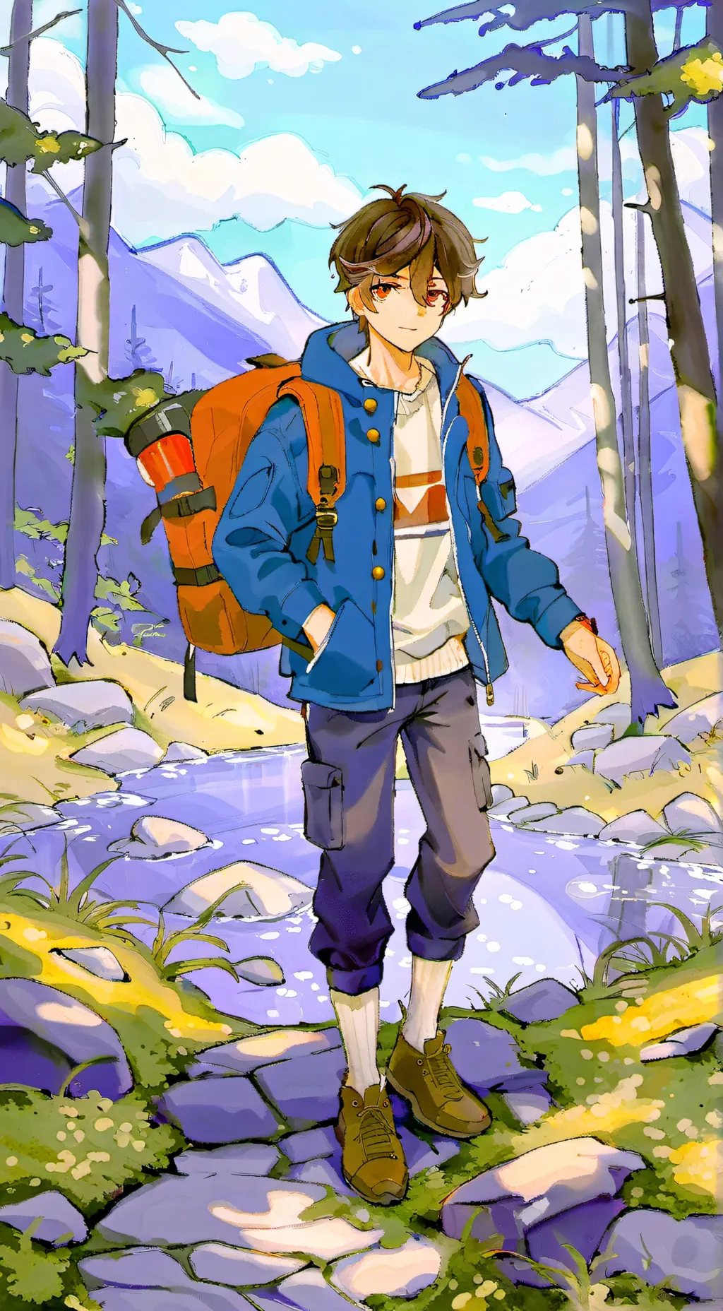 ai character: Michael  background