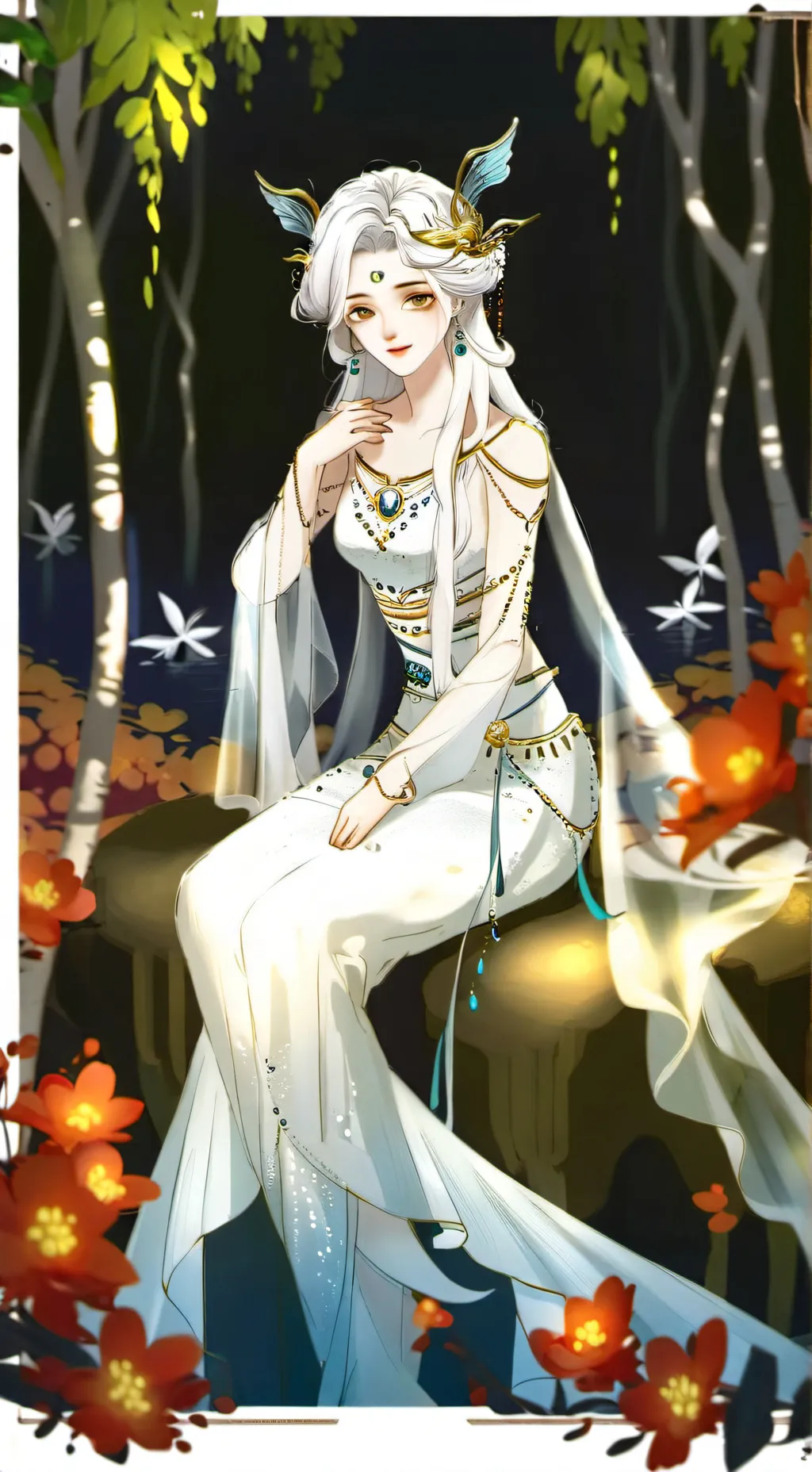 ai character: Mermaid World  background